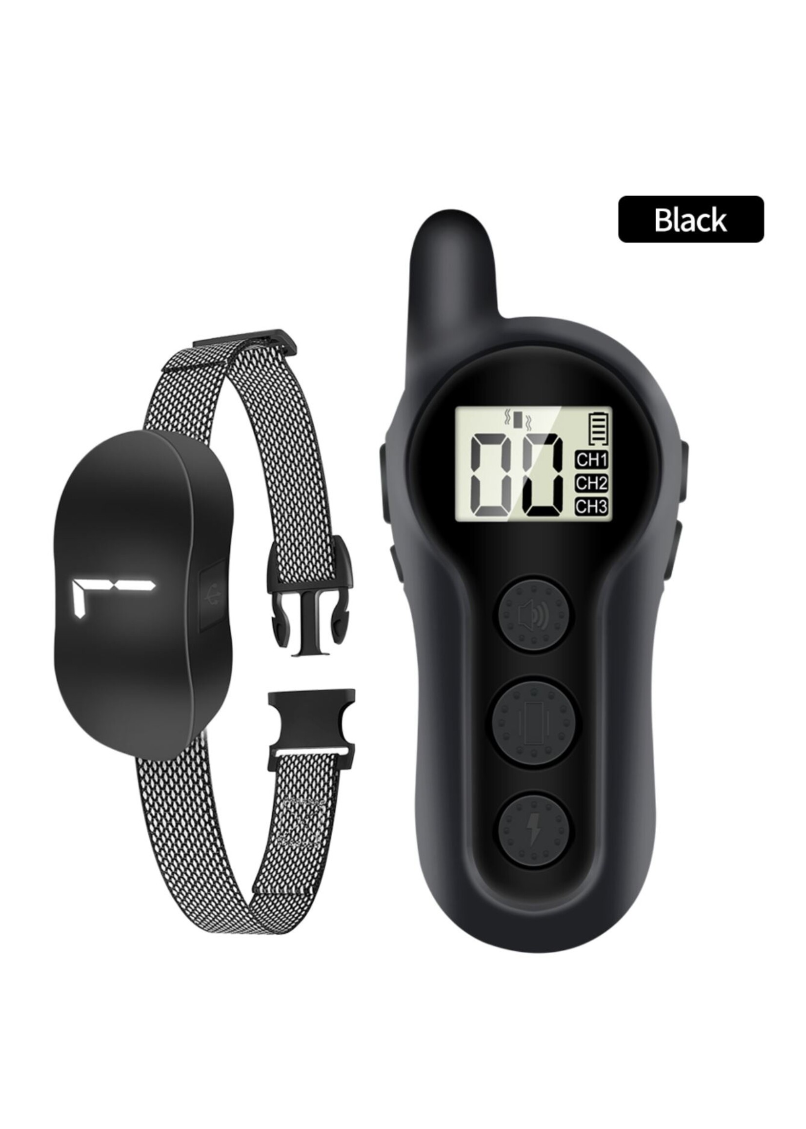 HE Products Waterdichte elektronische hondentrainer met afstandsbediening - Geen blaffende honden - trainingshalsband Externe hondentrainingshalsband Blafstopper