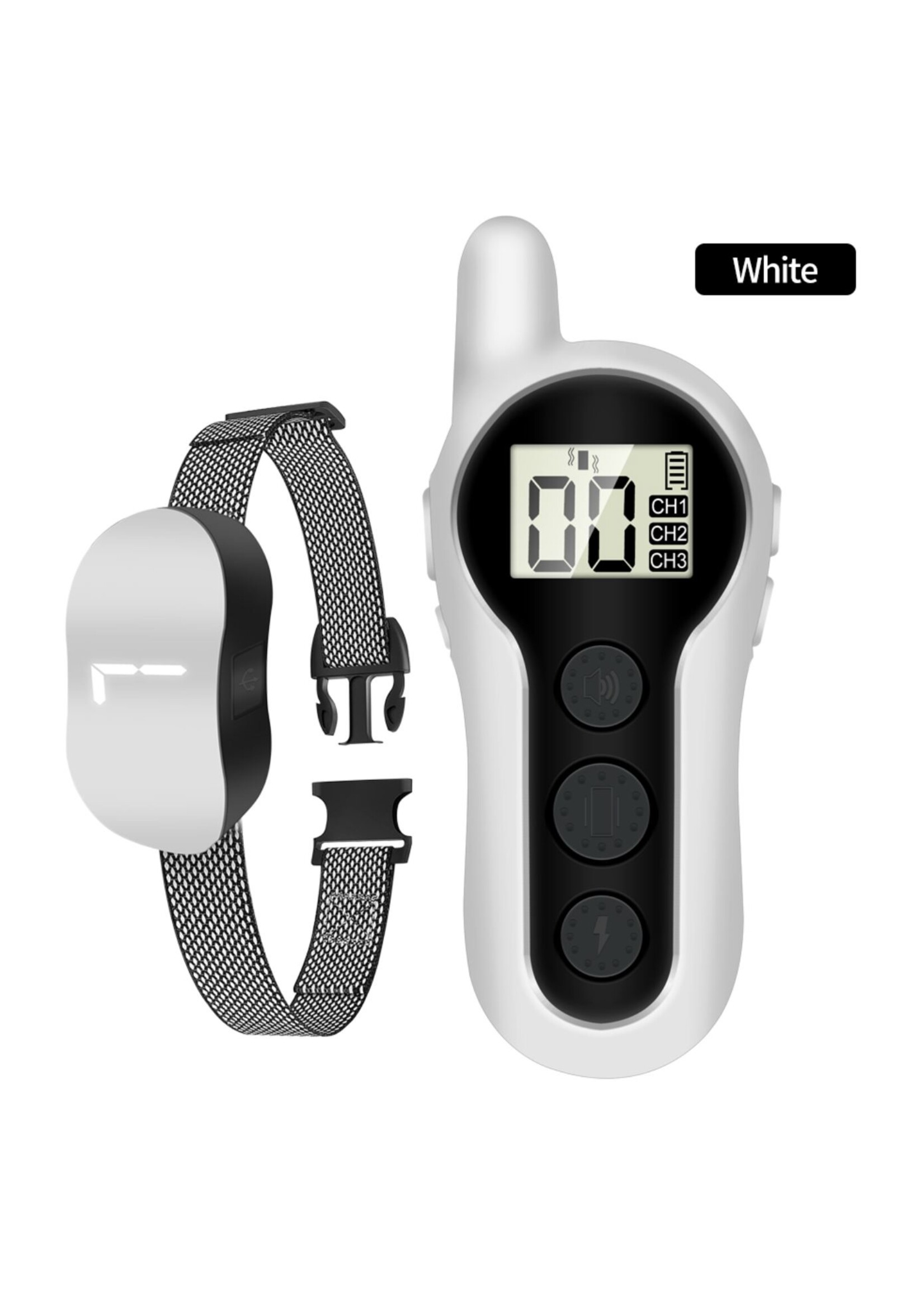 HE Products Waterdichte elektronische hondentrainer met afstandsbediening - Geen blaffende honden - trainingshalsband Externe hondentrainingshalsband Blafstopper