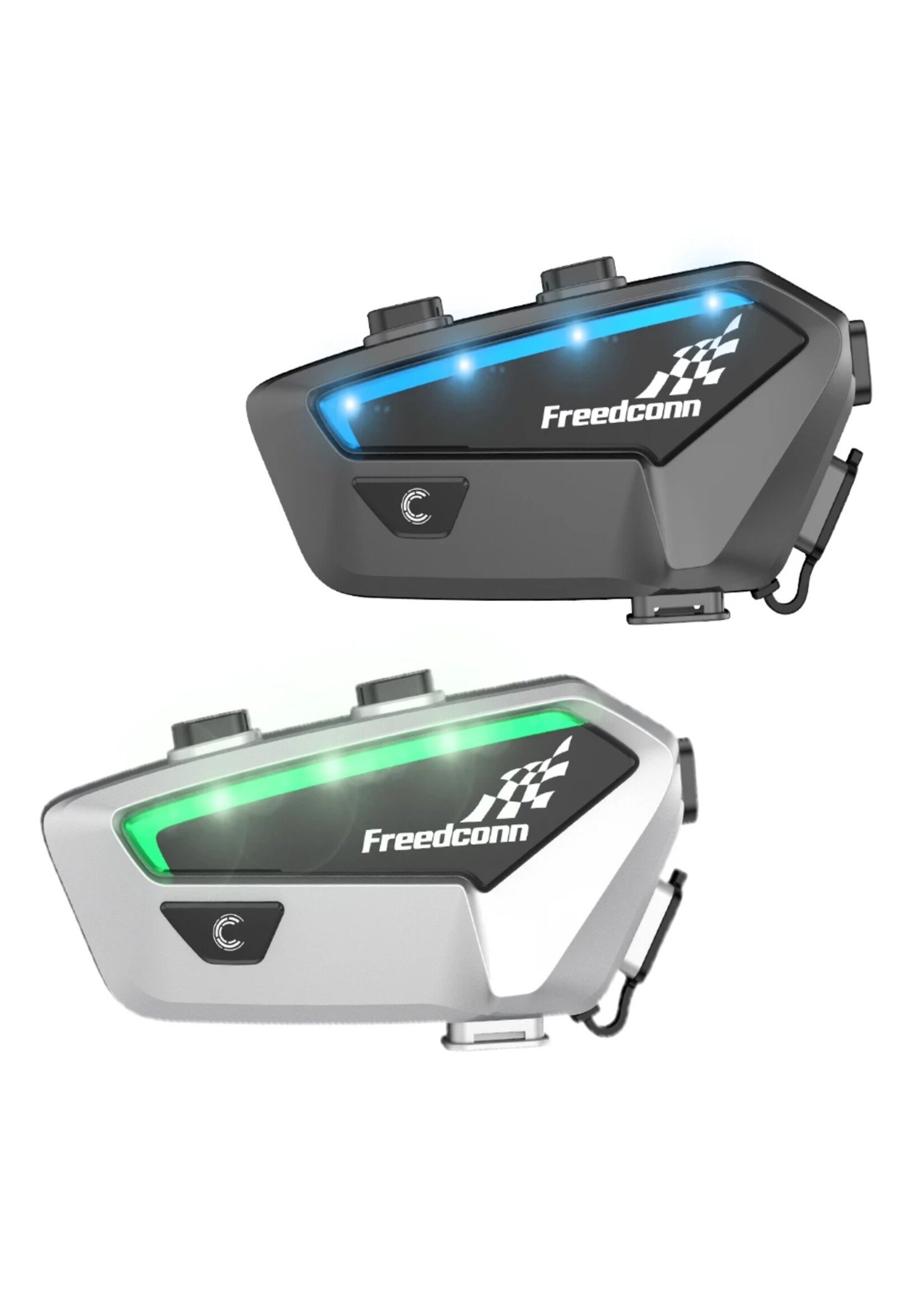 Freedconn Freedconn FX Motorfiets Intercom bluetooth Helm Motor helm motorfiets headset fiets BT 5.0 voor motorhelm communicatie set.