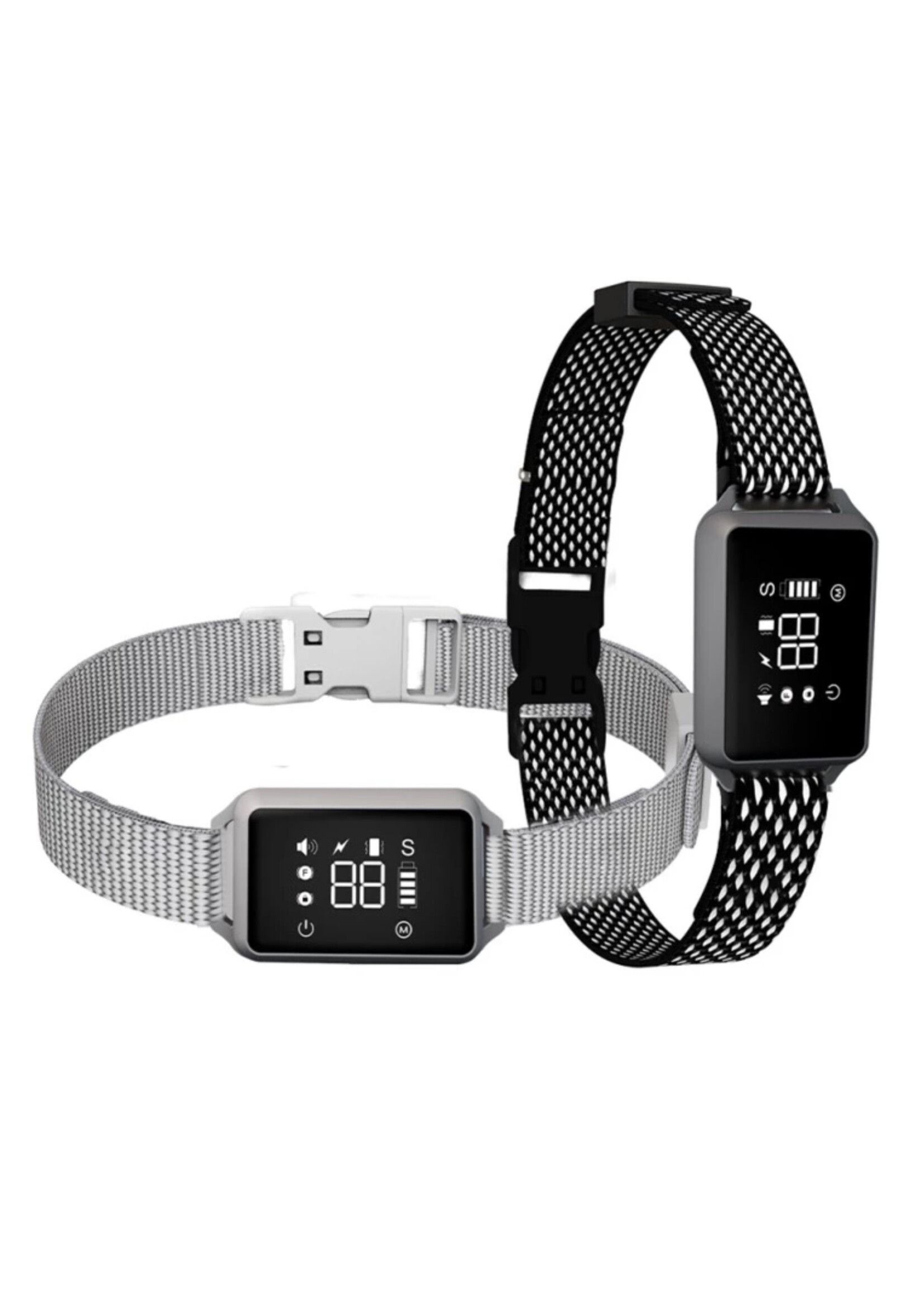 HE Products Honden Anti-blafhalsband USB Oplaadbare Anti-blaf Trainingshalsband IP68 Waterdicht en Stofdicht Magnetische Trainingshalsband B800C