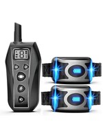 HE Products Trainingshalsband voor huisdieren met afstandsbediening voor twee honden/2 Honden