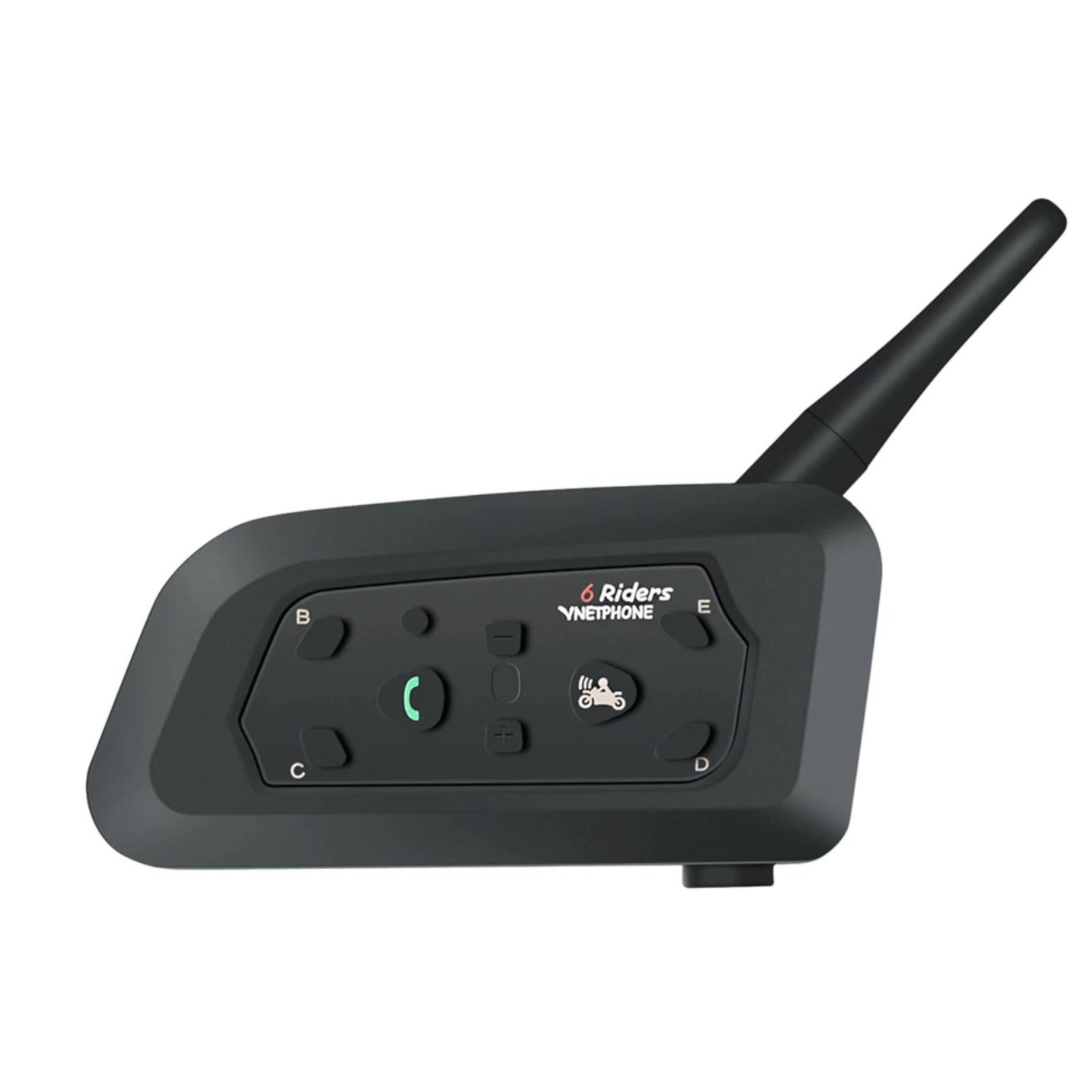 Vnetphone 1200 M Motorfiets Bluetooth Helm Intercom Voor 6 Rijders