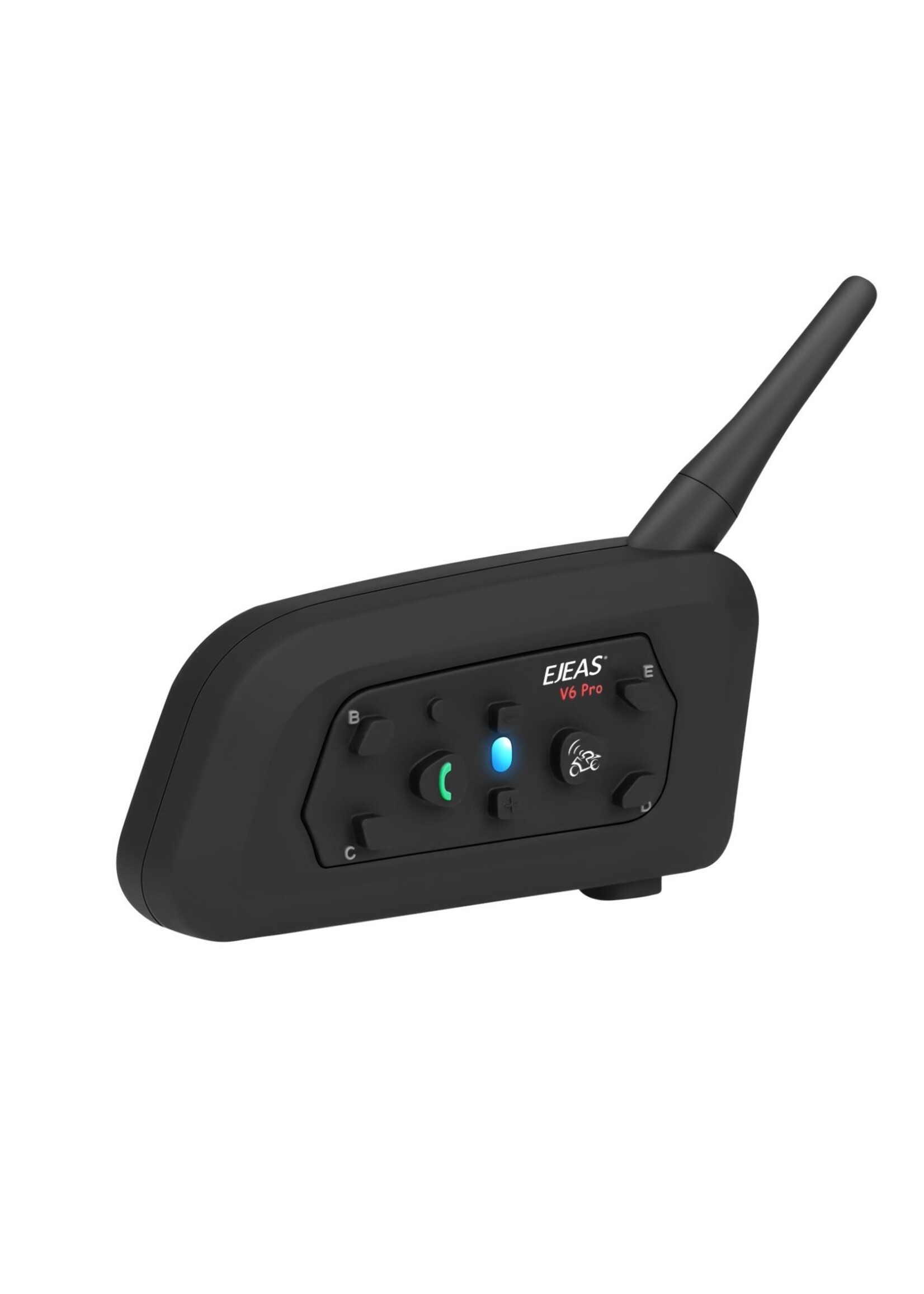 EJEAS EJEAS Waterproof V6 pro full duplex bluetooth helm intercom headset interphone voor motorfiets