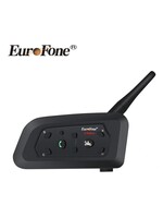 Eurofone Eurofone 6 Riders 1200M BT Bluetooth Interphone Motorhelm Intercom