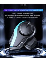 HE Products Intercom voor helm Motoraccessoires muziek delen Full Duplex 6 rijders 2000 meter Intercom-headset voor rijders