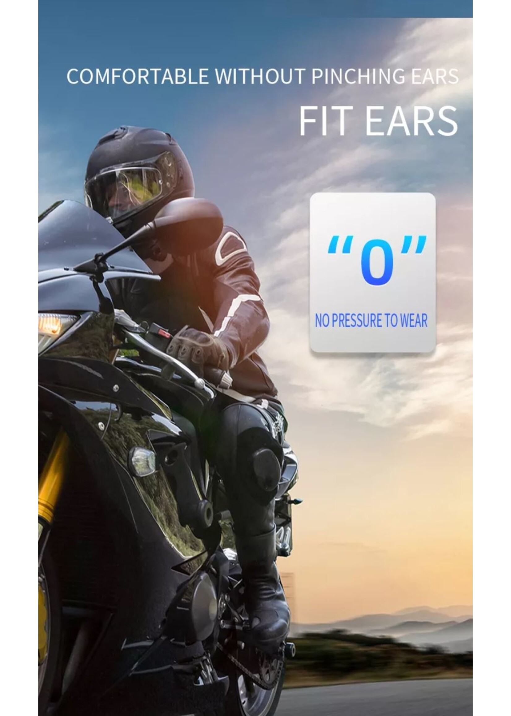 HE Products Motorhelm rijden Handsfree hoofdtelefoon bluetooth-headset