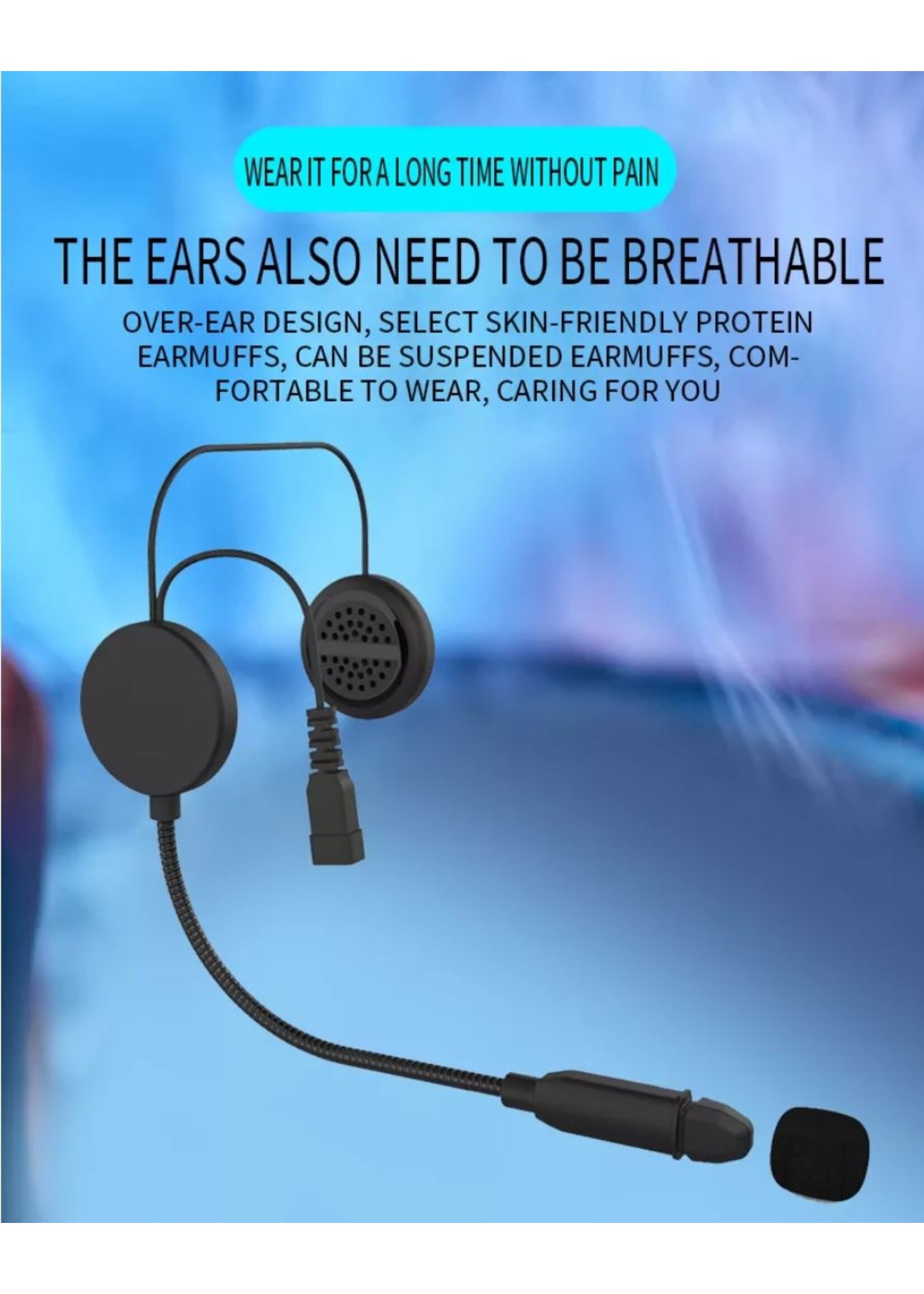 HE Products Motorhelm rijden Handsfree hoofdtelefoon bluetooth-headset