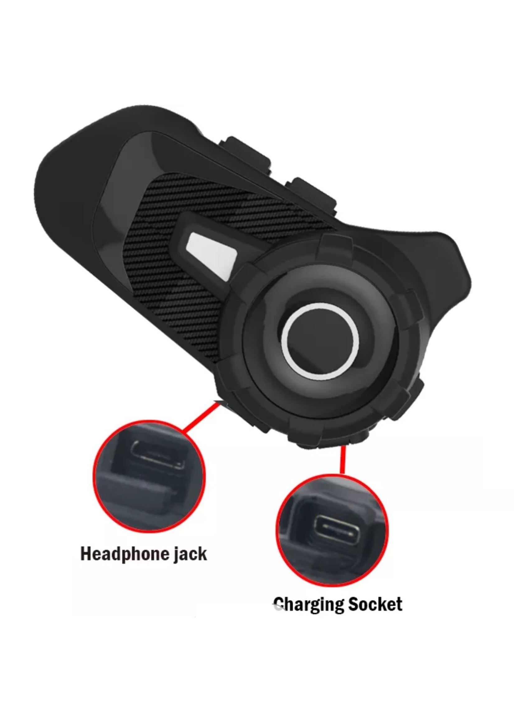 HE Products S2 Motorhelm Headset Bluetooth 5.1 1000M 2 Riders Intercom FM Radio Universele Koppeling Met Andere Merken Headset