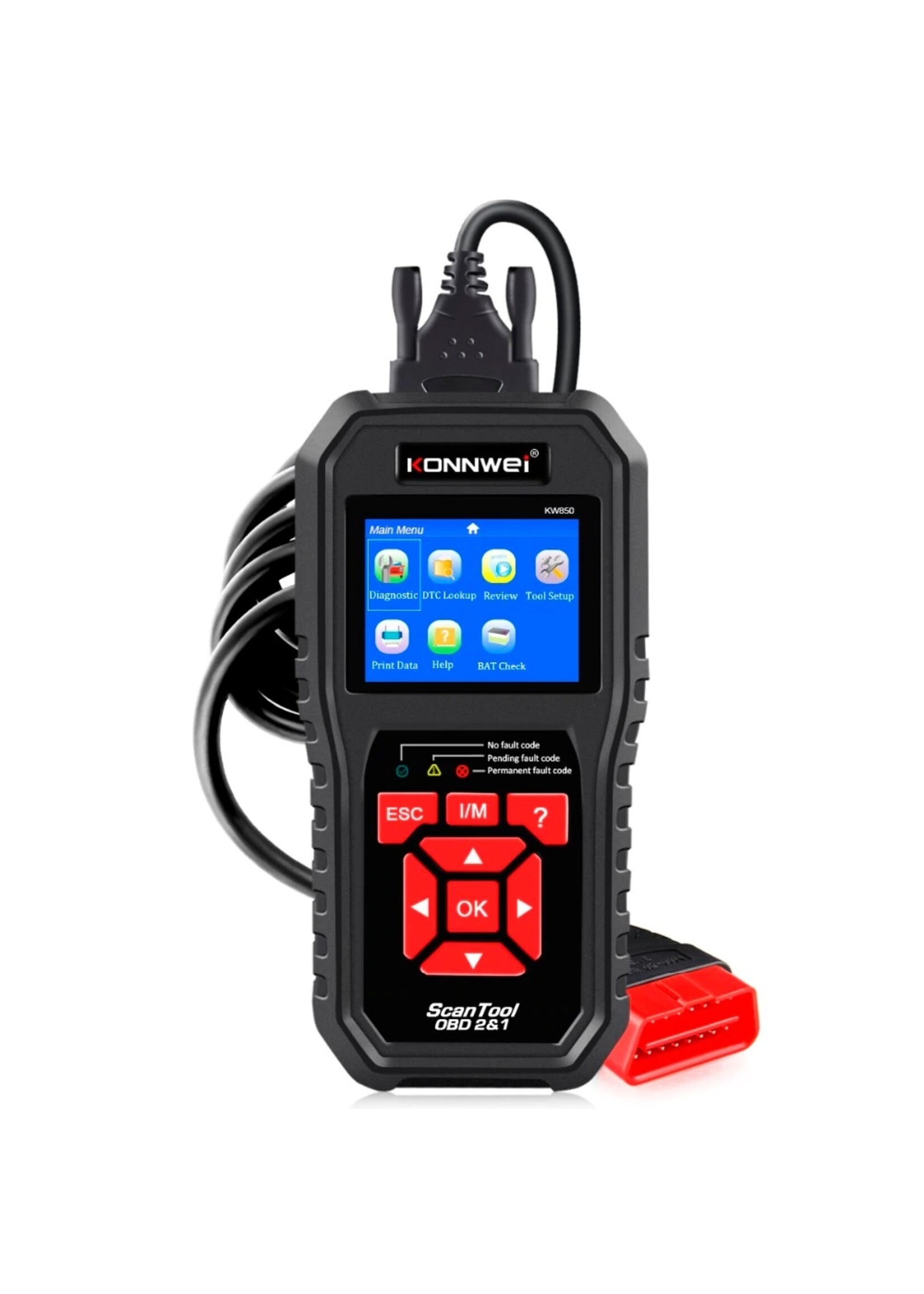 KONNWEI KONNWEI KW850 – Professionele OBD2 Auto Diagnostische Scanner