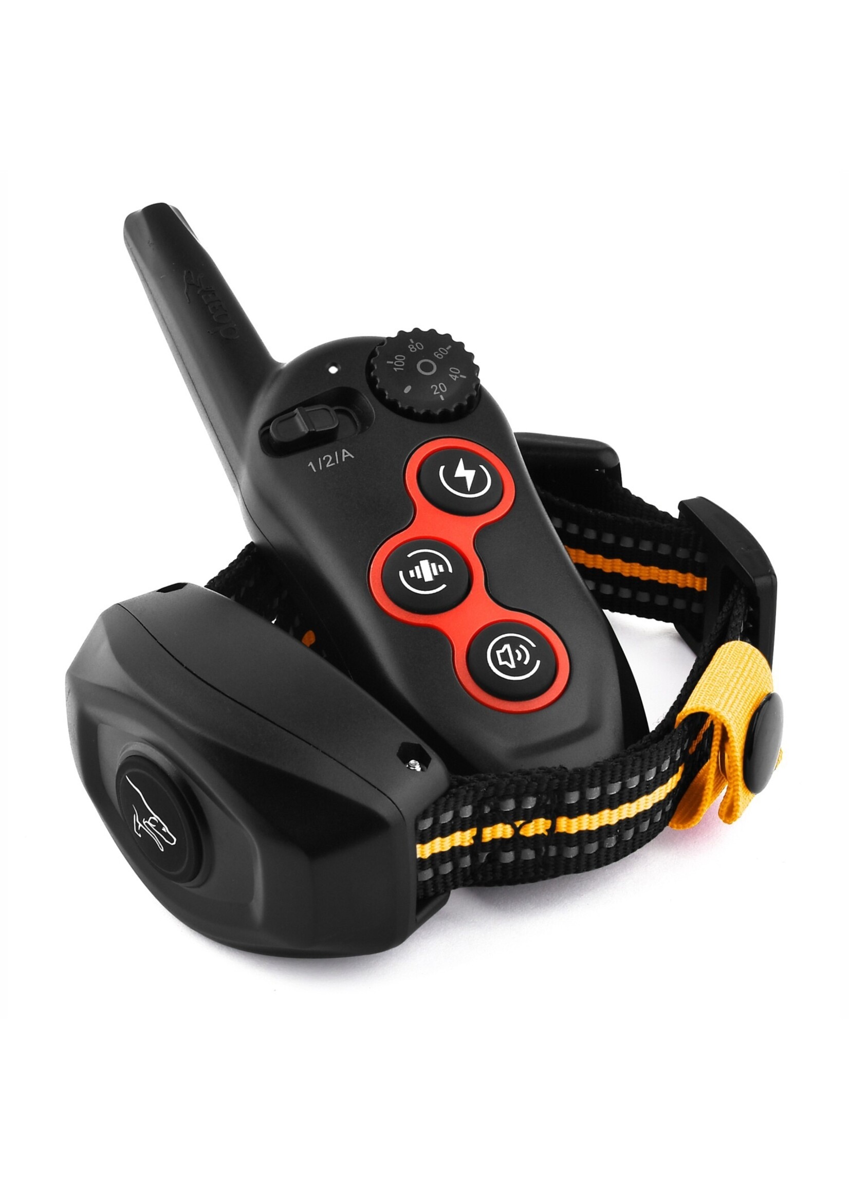 Dobe DOBE Hondentrainingshalsband - 2-in-1 oplaadbare externe hondenschok Automatische anti-blafhalsband met 3 trainingsmodi, pieptoon, trillingen, schokken 100% waterdicht, bereik tot 300 meter voor kleine, middelgrote en grote honden VOOR 1 HOND