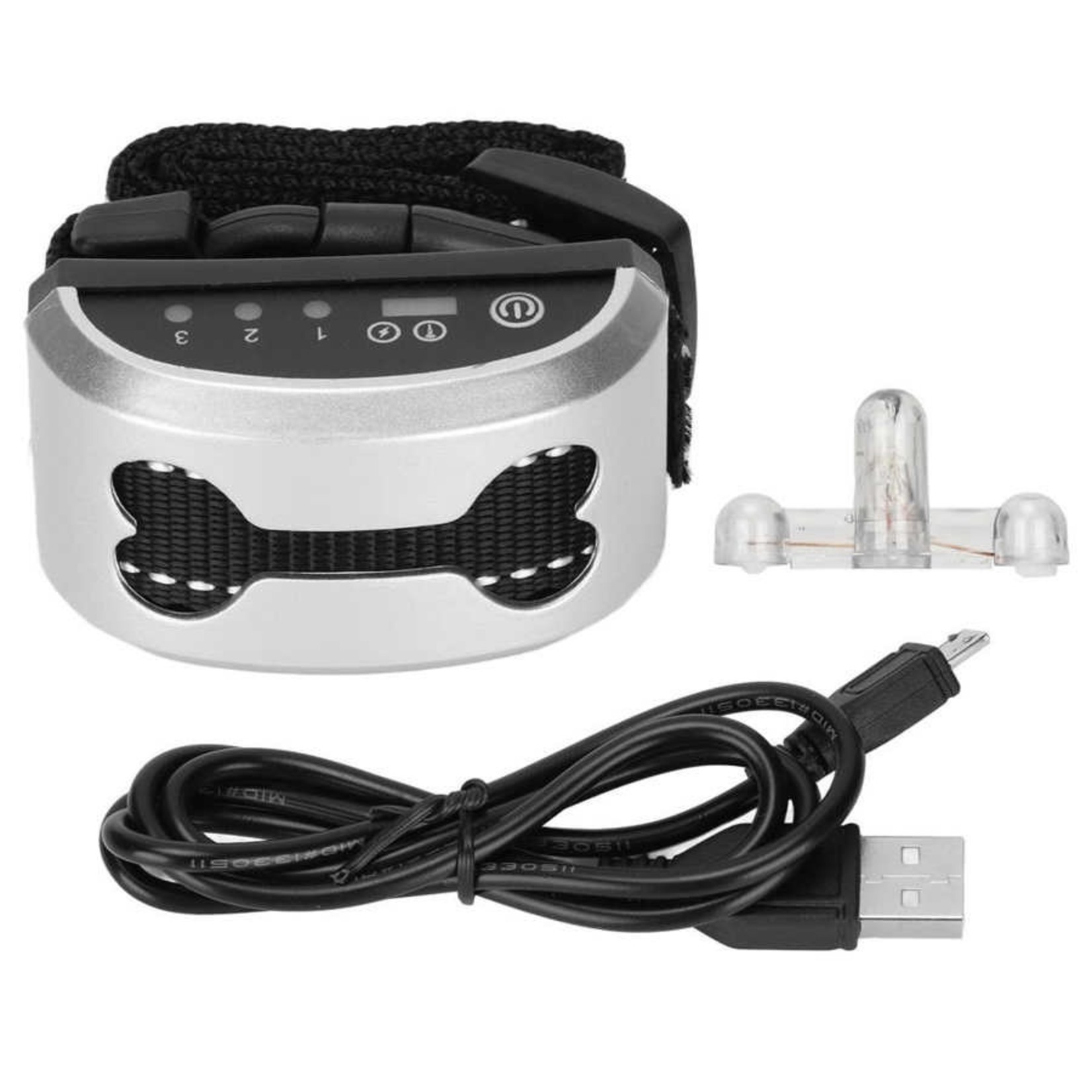 USB Oplaadbare Anti Blafband voor honden - Ultrasone honden Training Halsband - Trillingen Anti blafband - Blafcontrolehalsband voor honden