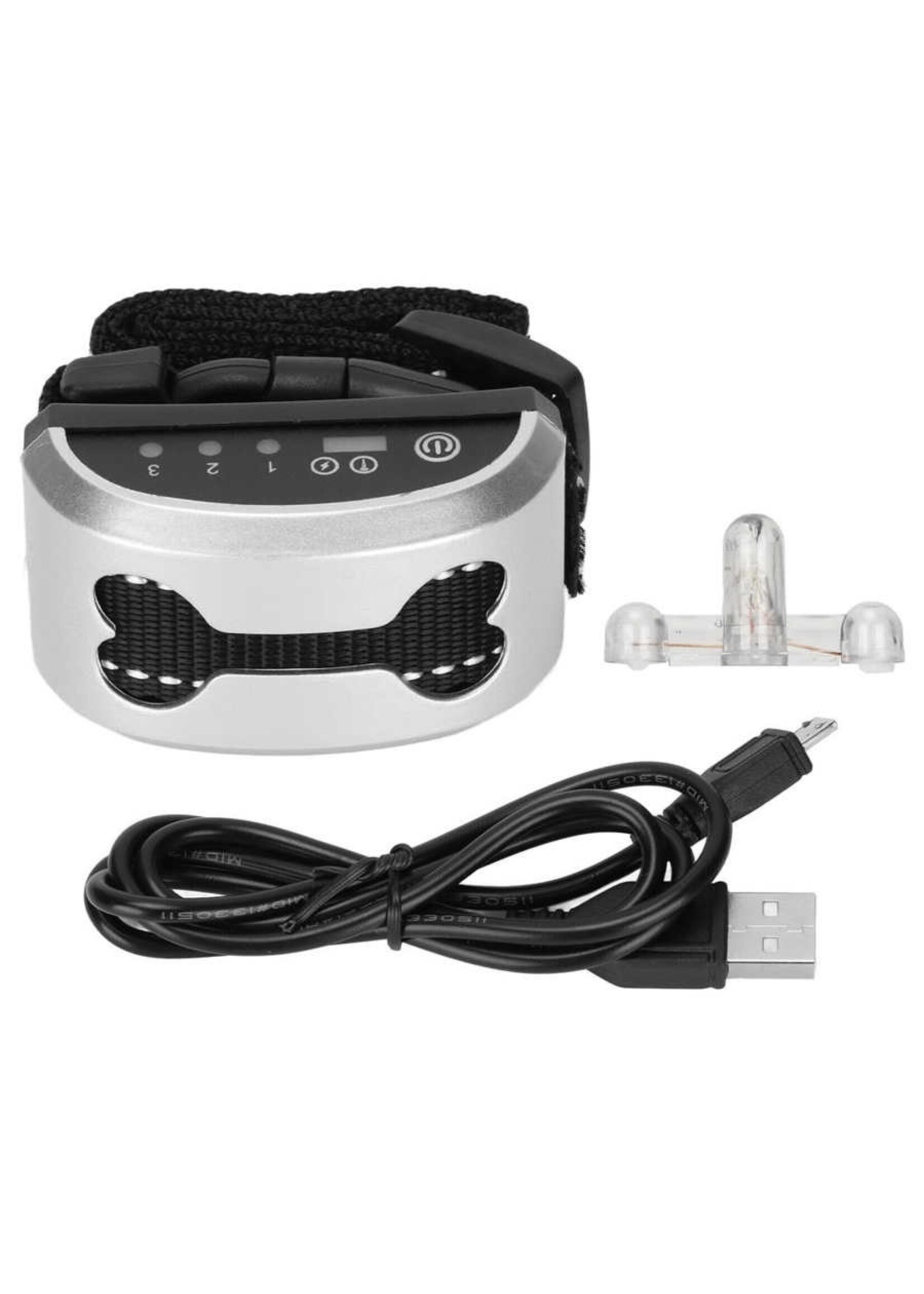 USB Oplaadbare Anti Blafband voor honden - Ultrasone honden Training Halsband - Trillingen Anti blafband - Blafcontrolehalsband voor honden
