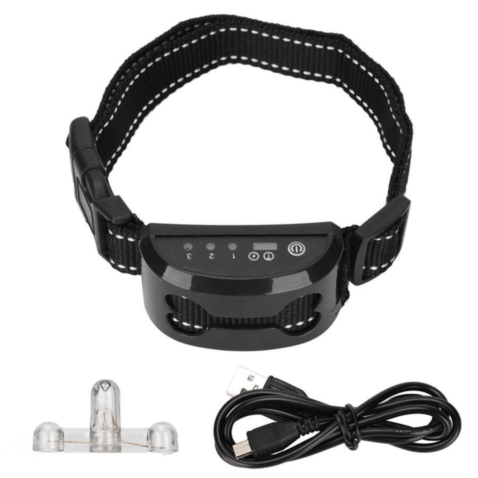 USB Oplaadbare Anti Blafband voor honden - Ultrasone honden Training Halsband - Trillingen Anti blafband - Blafcontrolehalsband voor honden