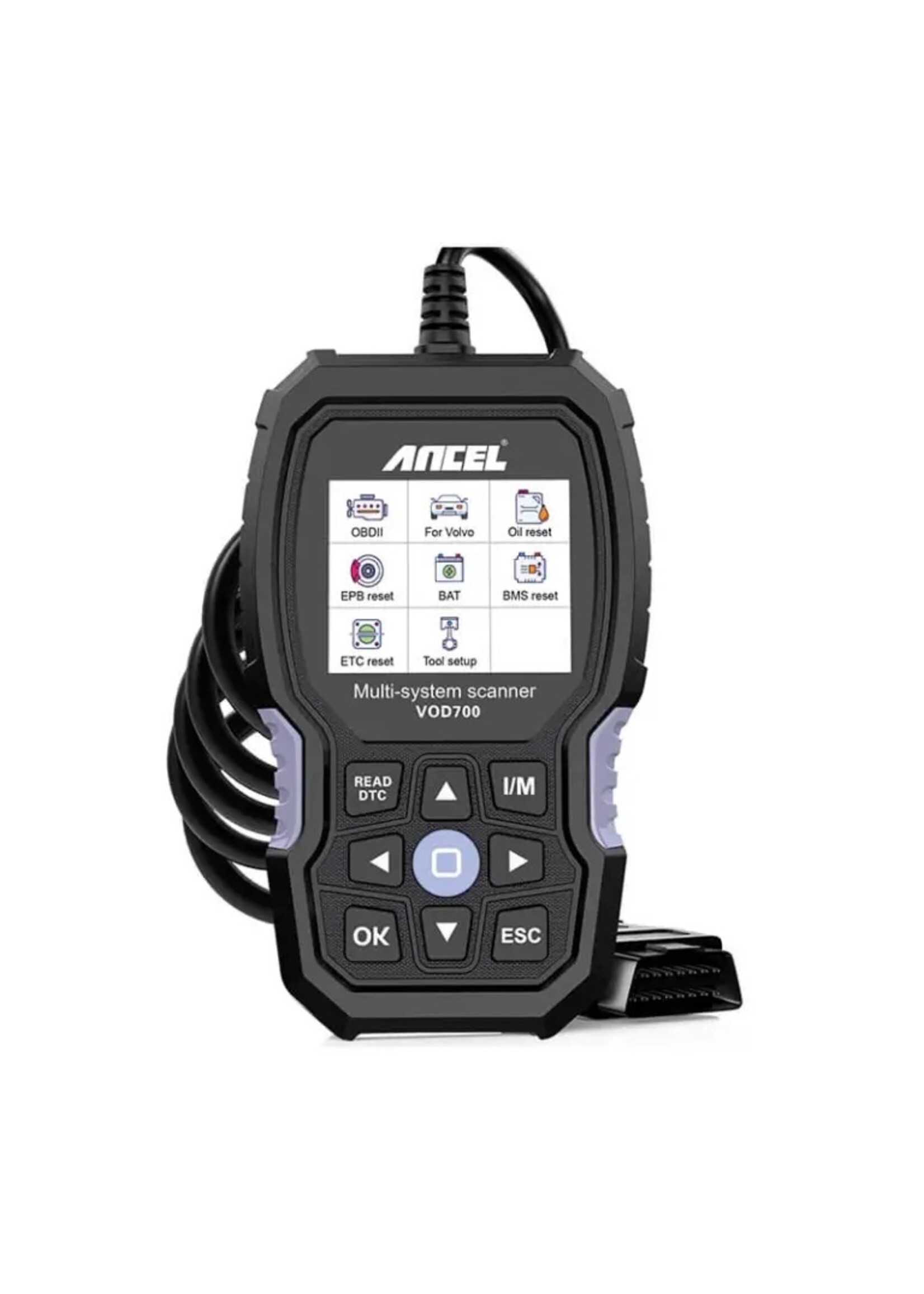 Ancel Ancel LD700 OBD2 Scanner voor Land Rover en Jaguar. OBDII Code scanner Diagnostic Scan Tool Check Engine ABS TPMS olie Reset