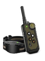 Elektrische hondentrainingshalsband Waterdichte oplaadbare afstandsbediening Hondenblafcontrole met LCD-display voor honden