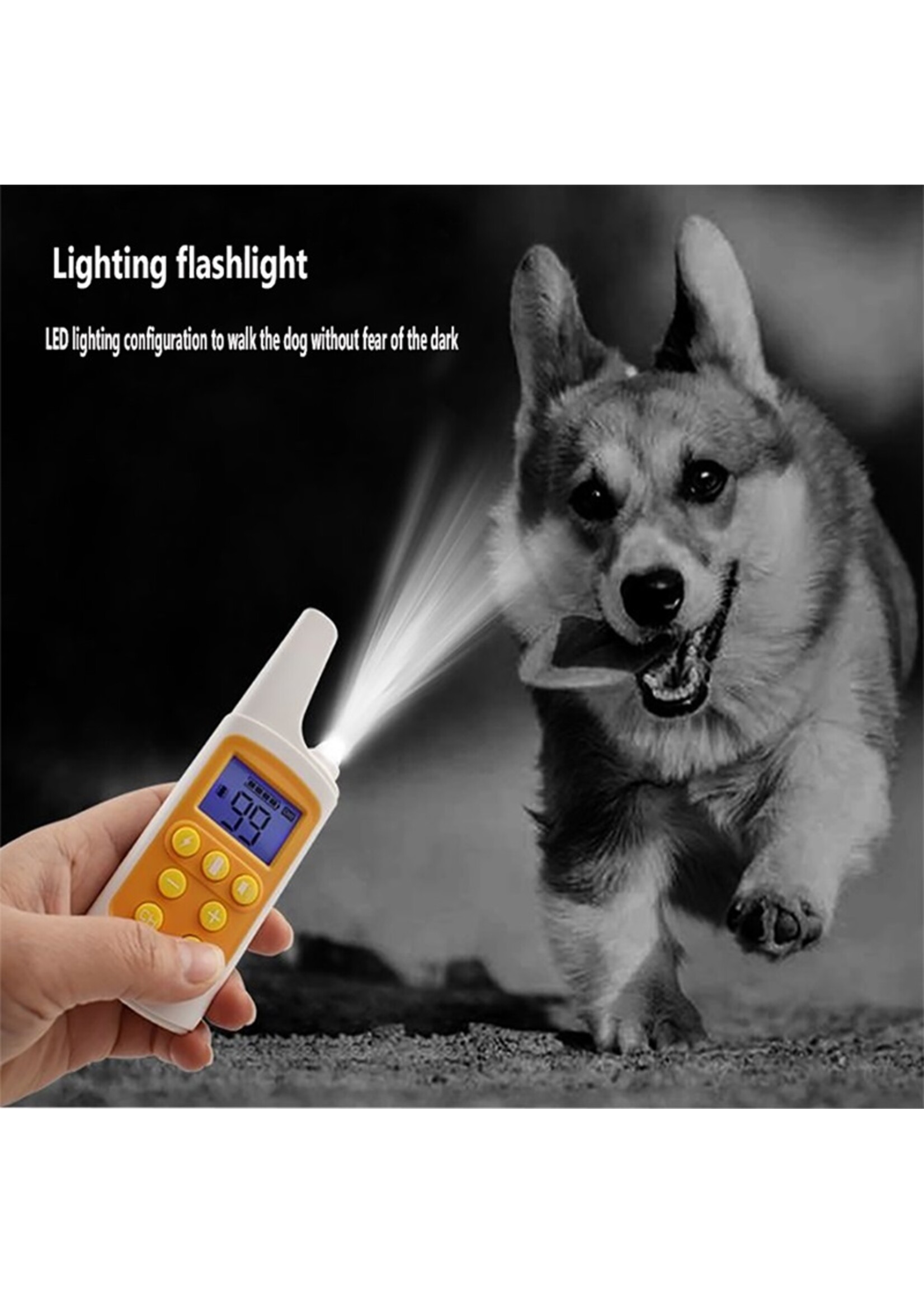 Honden trainingshalsband - elektrische hondentrainingshalsband, Waterdicht, oplaadbaar