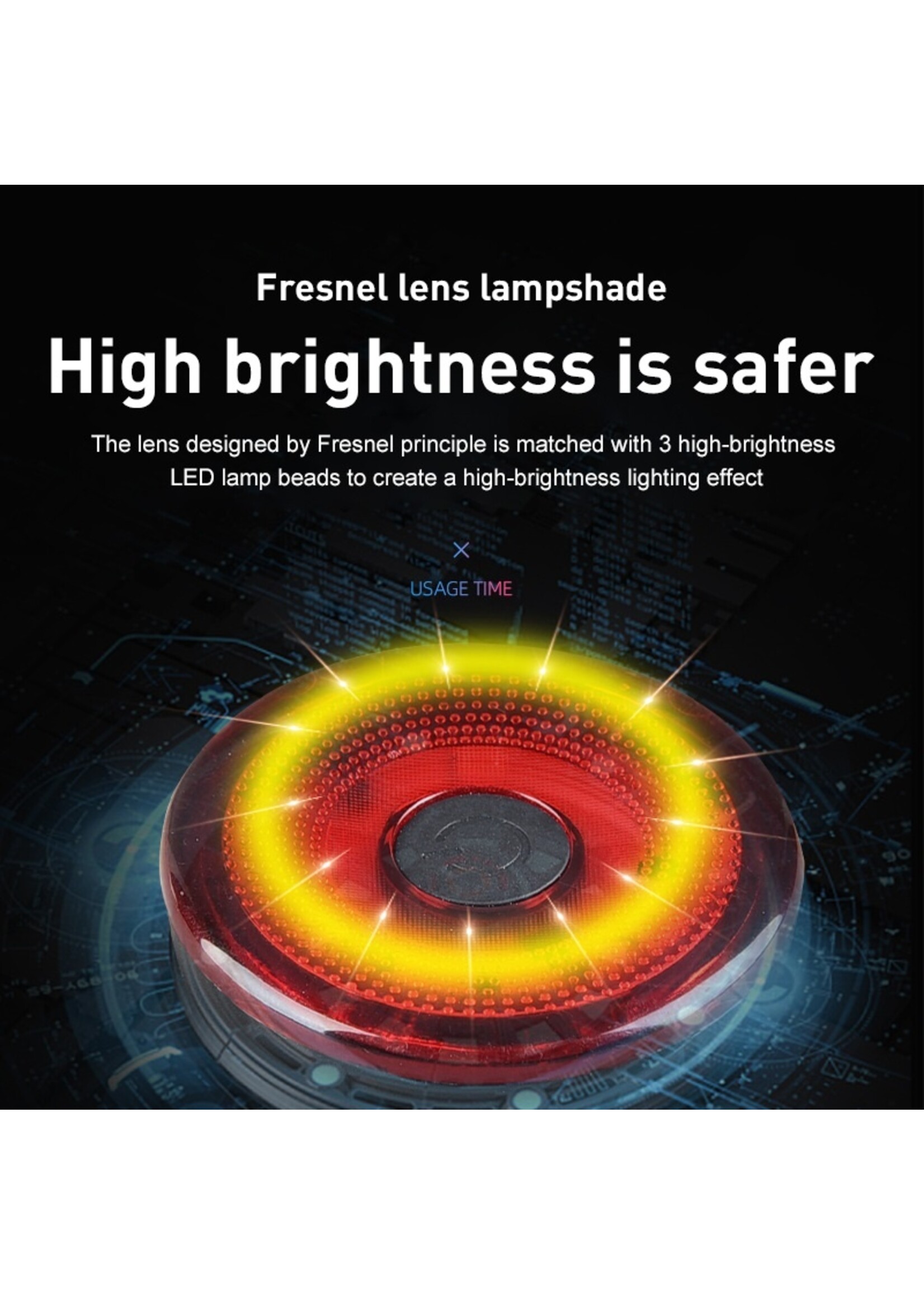 Fiets Voor/Achterlicht Rem Veiligheidswaarschuwing Light Fiets Accessoires met Batterij