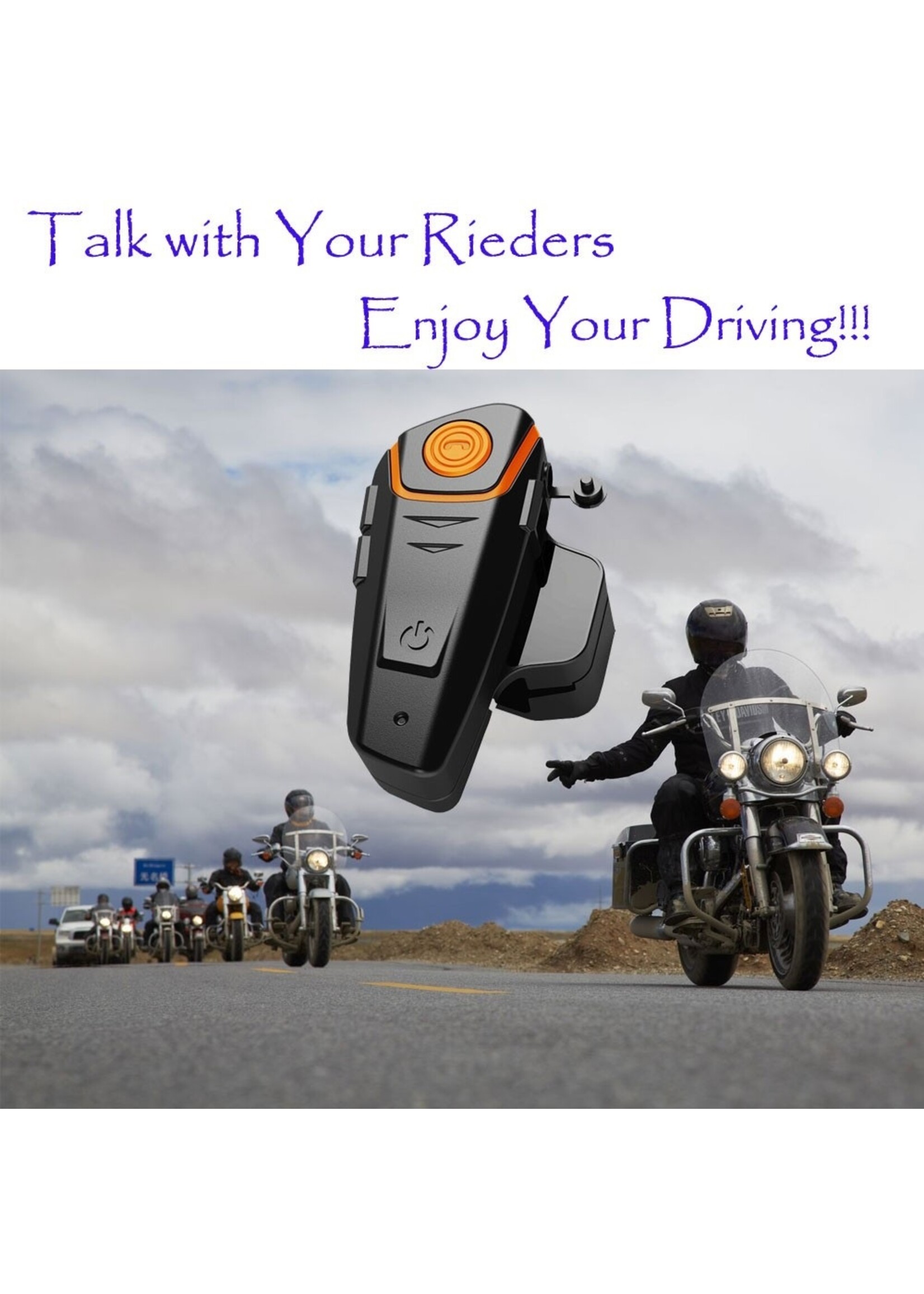 BT S2 Intercom Motorhelm Bluetooth Headset Waterdicht Ruisonderdrukking Luidsprekers FM Radio BT-S2 Intercomunicator Motor 1000M Half open helmet