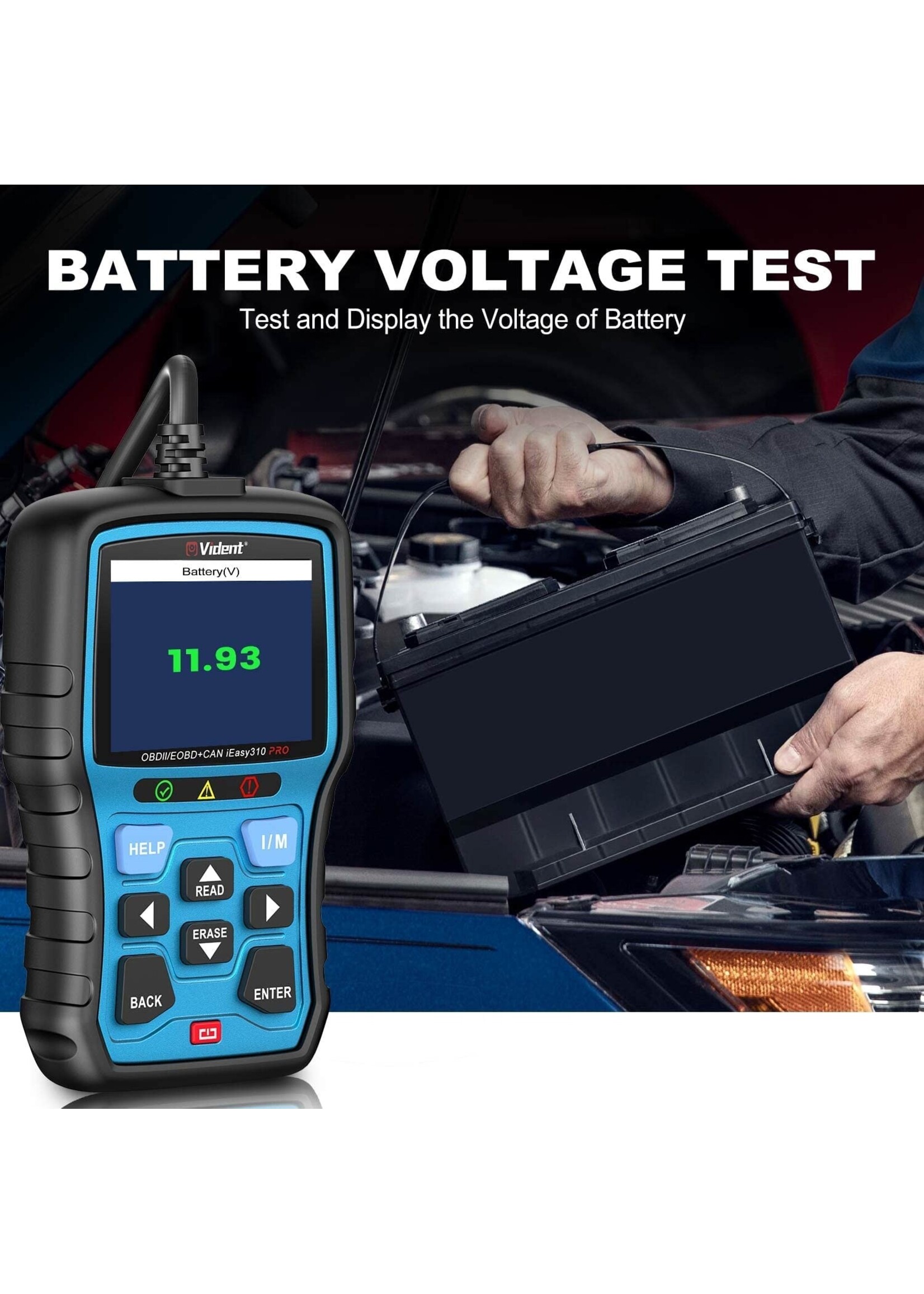 Vident Vident iEasy310Pro CAN OBDII/EOBD-codelezer, Scanner