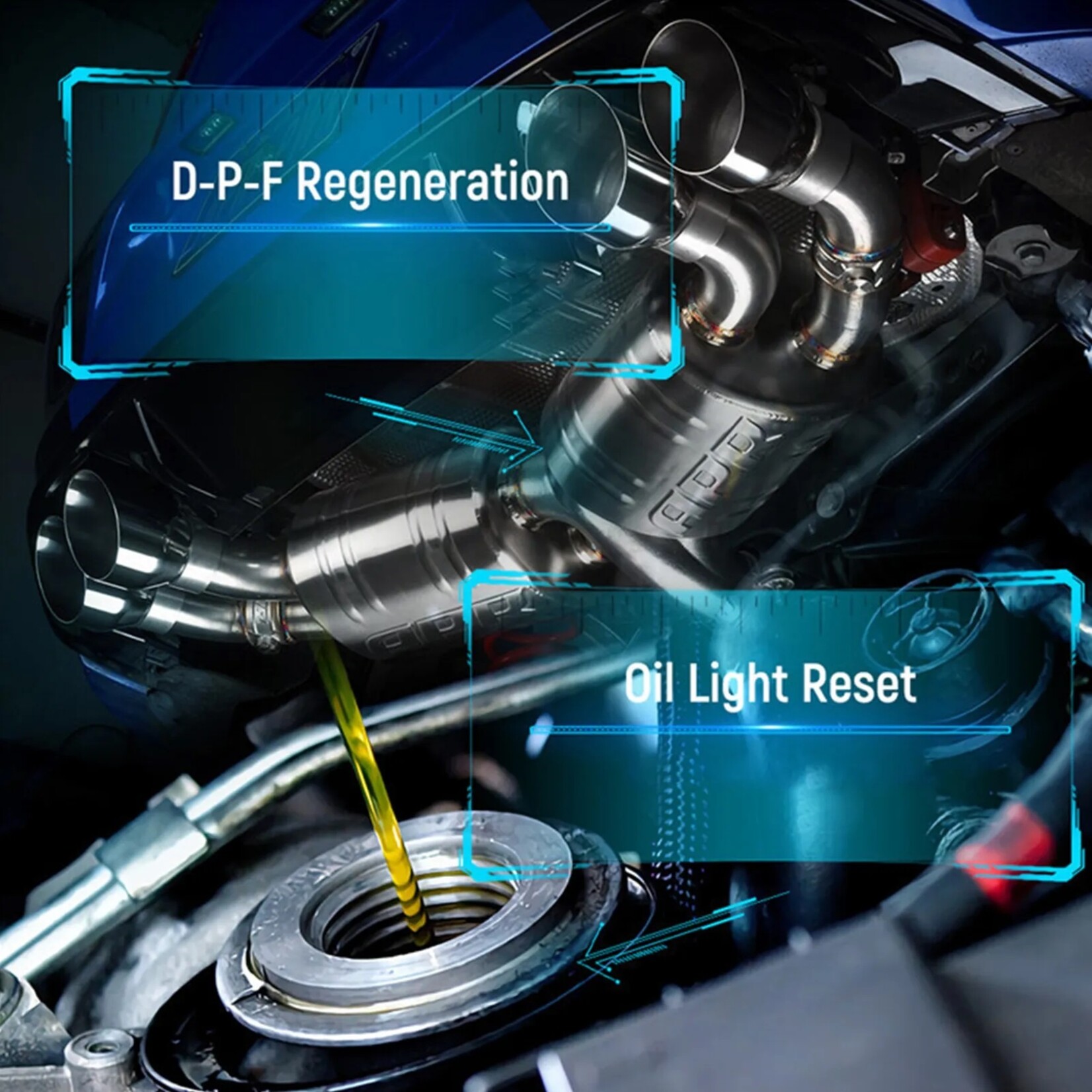 KONNWEI KONNWEI's nieuwe KW890 diagnose-instrument voor autostoringen + auto-accutester + reset van Olie onderhoudslampje