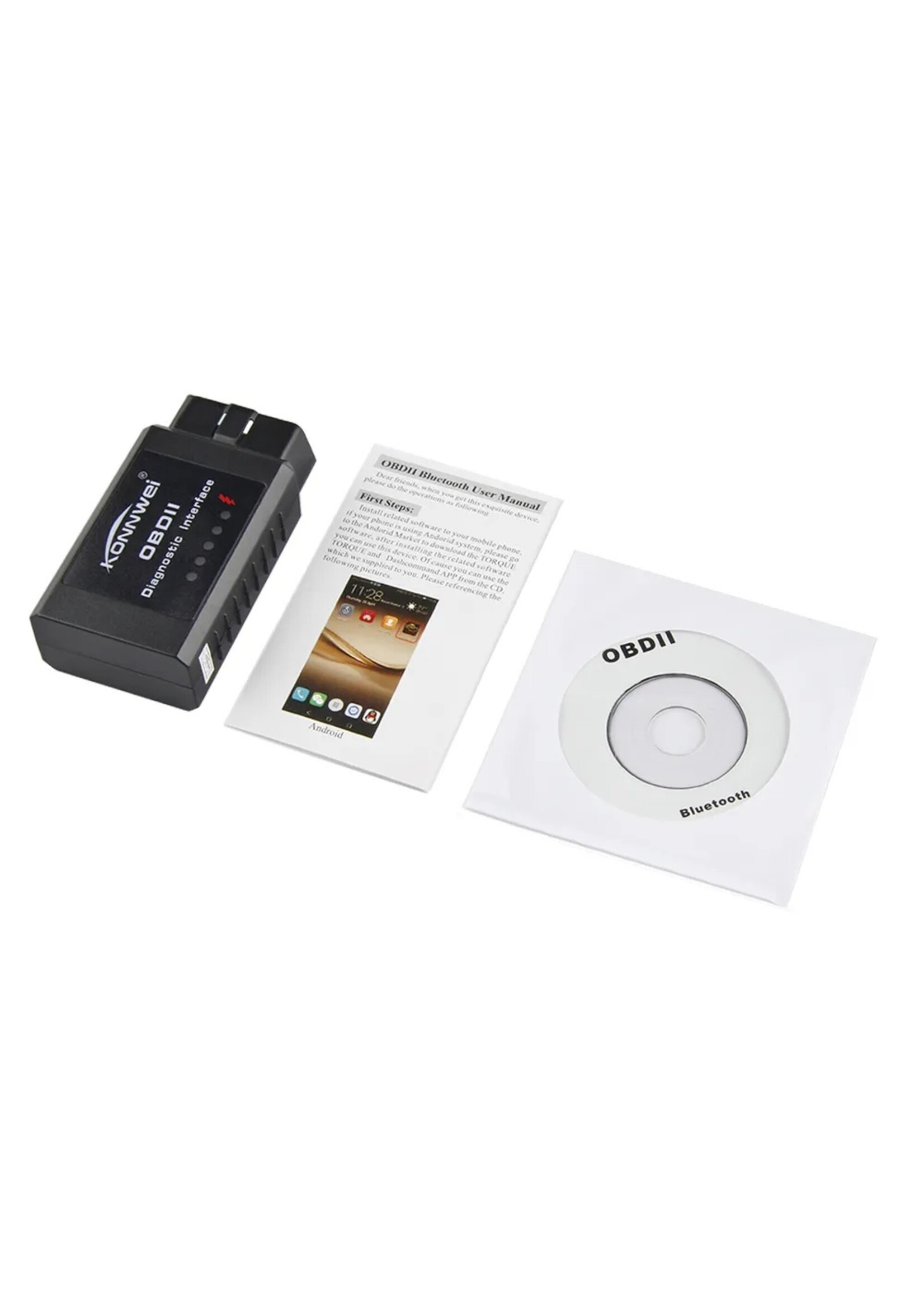 KONNWEI Konnwei kw910 volledig protocol ELM327 OBD2 Bluetooth autofoutdiagnose instrumentdetector
