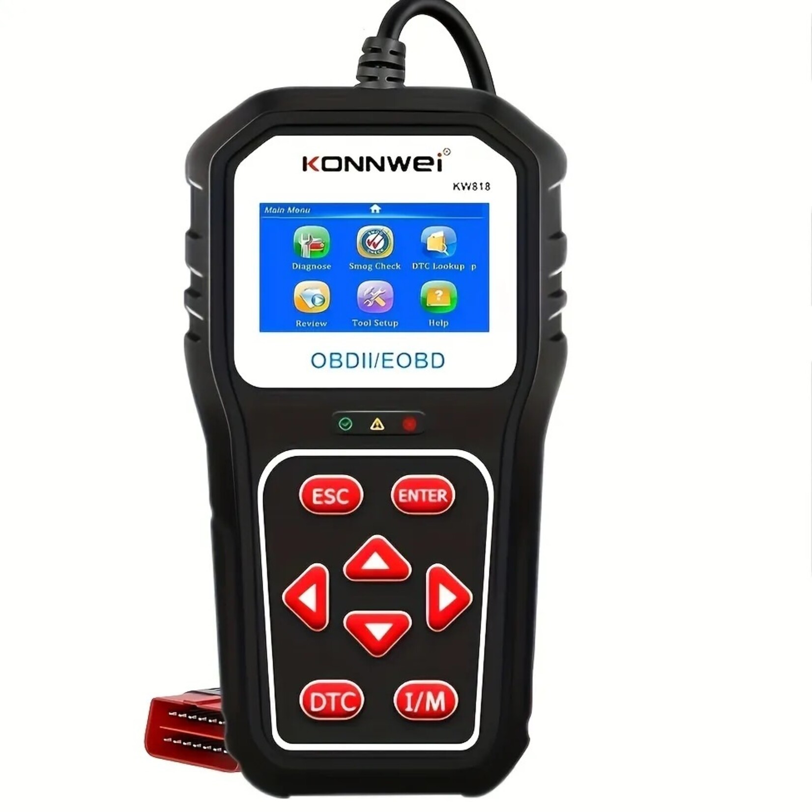 KONNWEI KONNWEI KW818 auto-OBDII-diagnosescanner met upgradetool Algemene Bluetooth