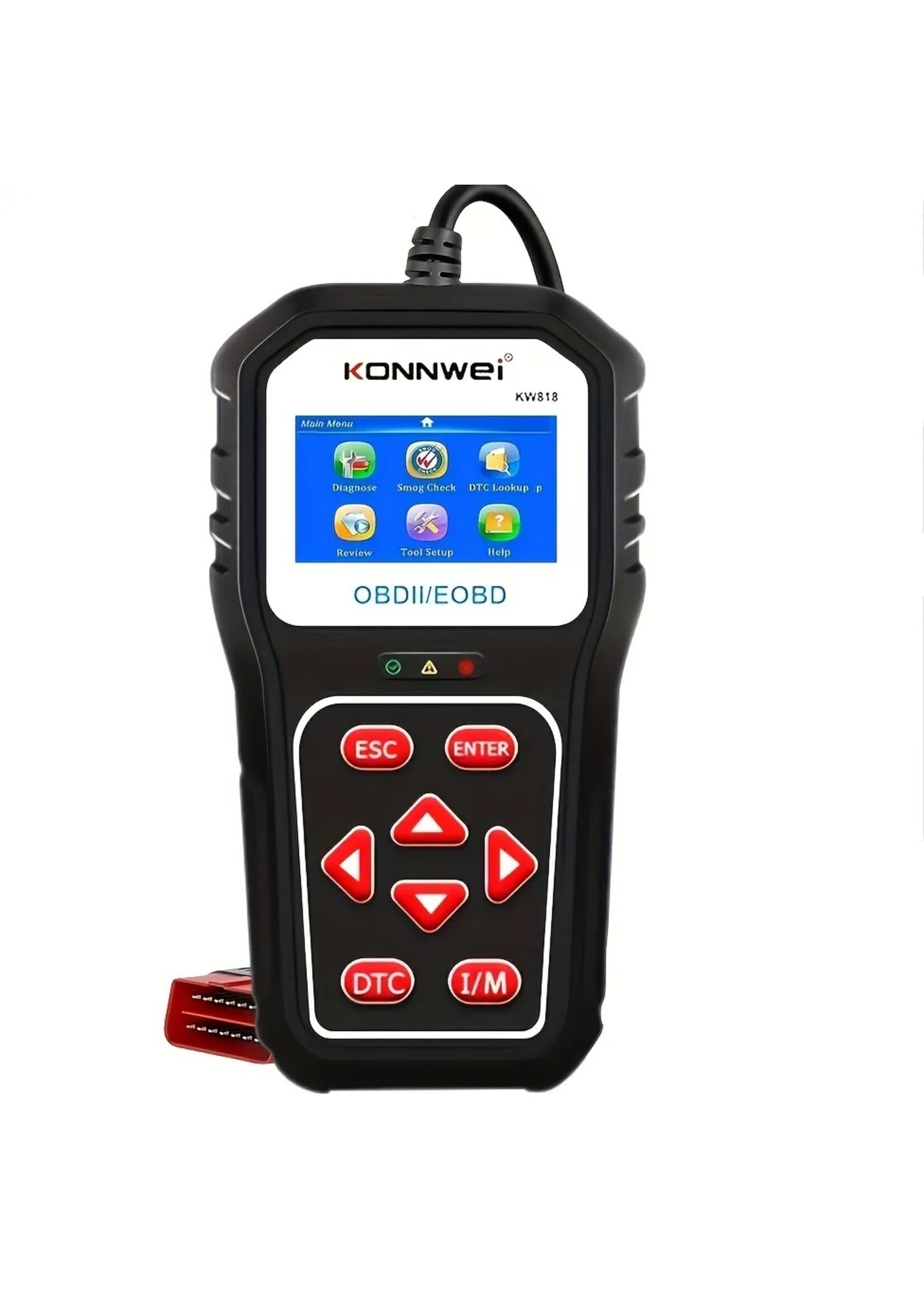 KONNWEI KONNWEI KW818 auto-OBDII-diagnosescanner met upgradetool Algemene Bluetooth