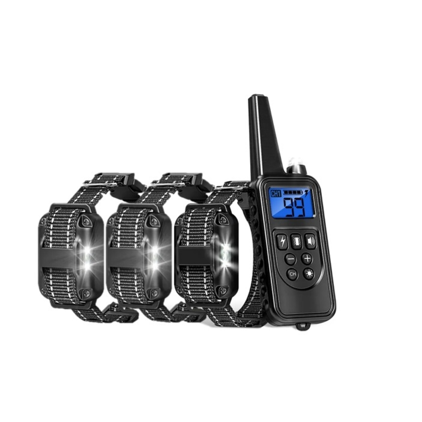 Trainingshalsband voor honden - oplaadbaar - 300m