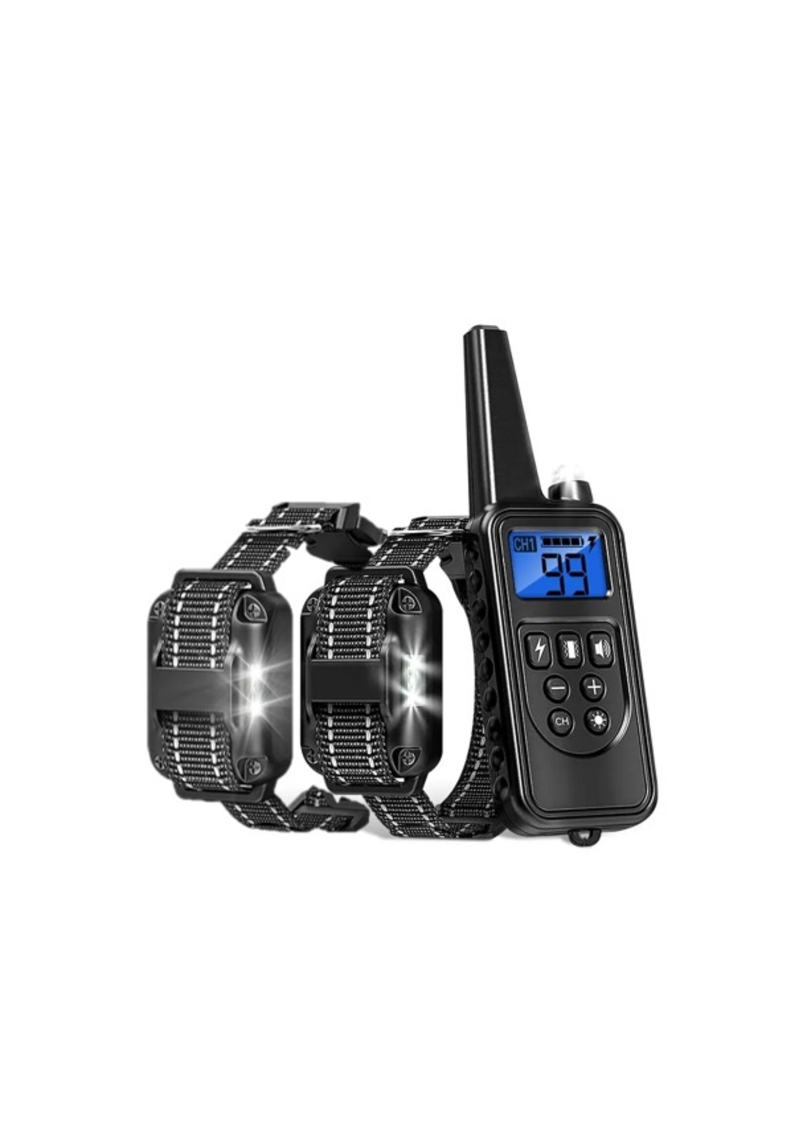 Trainingshalsband voor honden - oplaadbaar - 300m