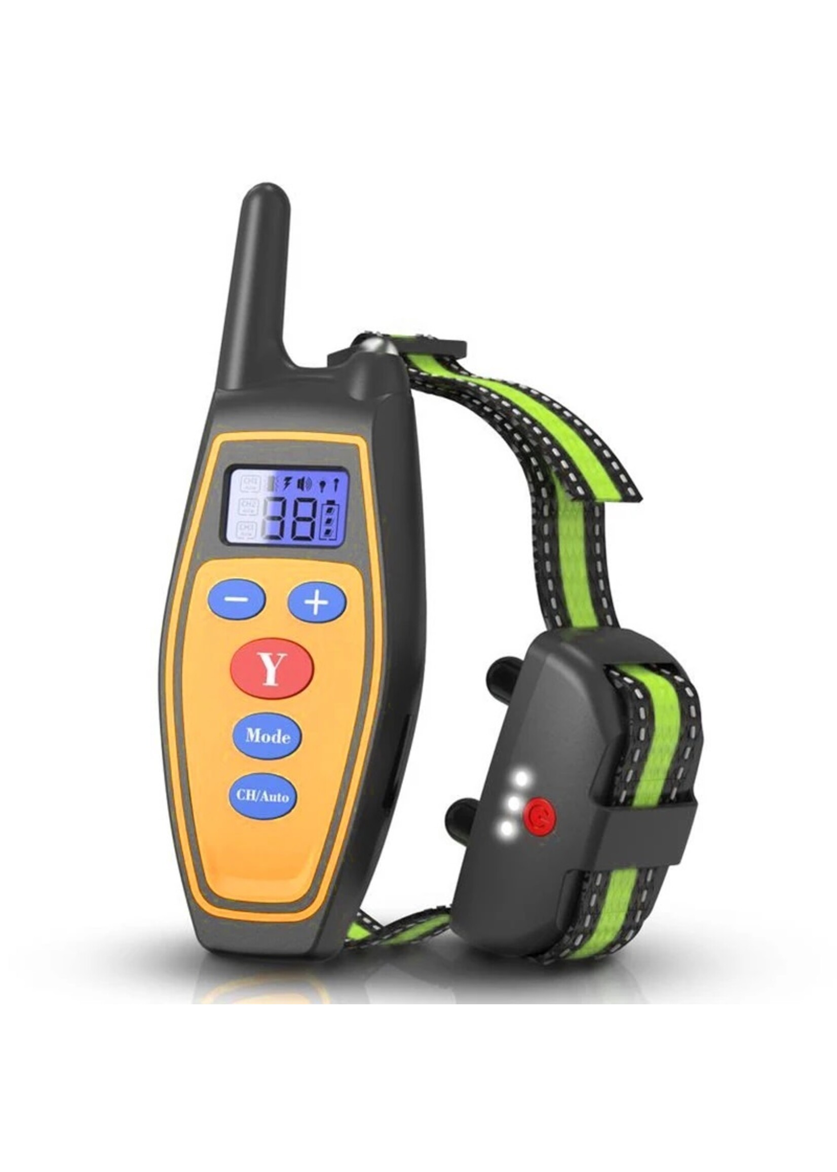 2 In 1 Hond Trainingshalsband Anti Bark 300M Afstandsbediening Elektrische Schok Trillingen Geluid Geen Blaffen Training hond Accessoires