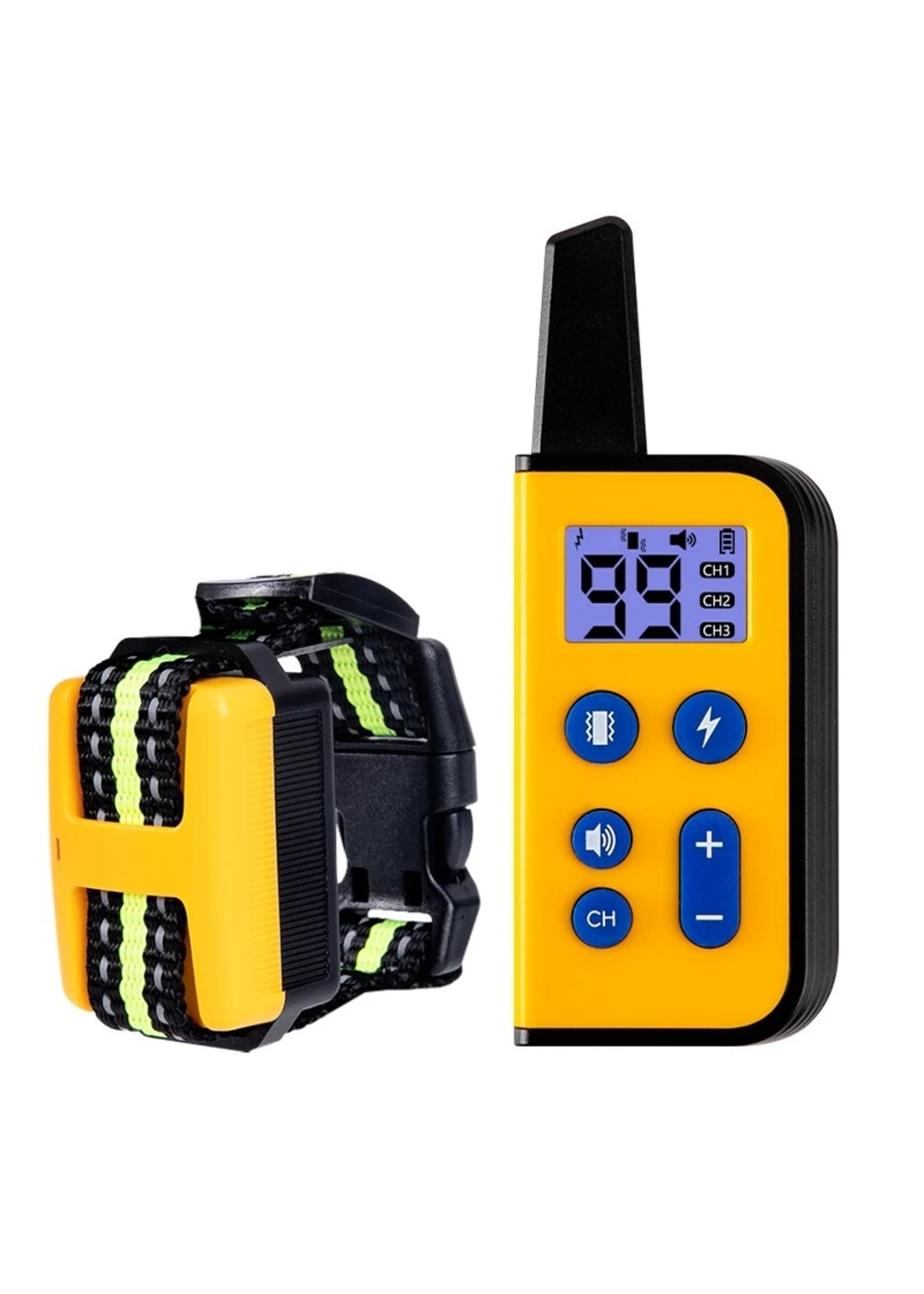 Hondentrainingshalsband Afstandsbediening Elektrische schok Geluid Oplaadbaar Voor kleine grote Honden trainingsaccessoires 99 niveaus