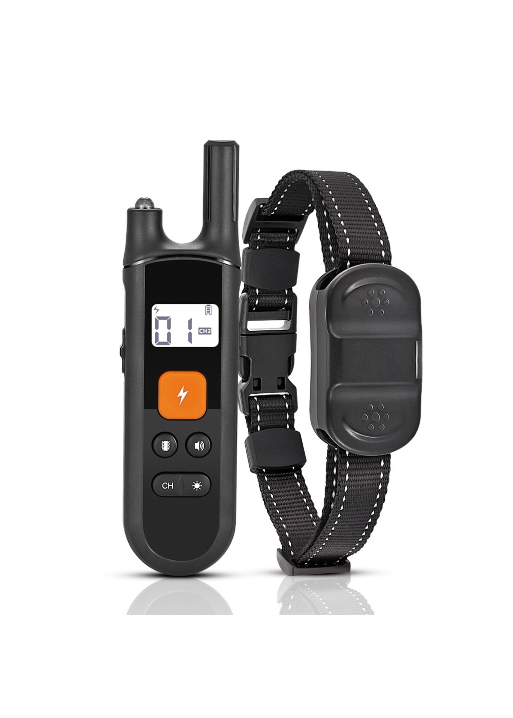 Hondentrainingshalsband voor alle honden Huisdier met LCD Oplaadbare USB Anti-blafschok Trilling geluid Trainingshalsband