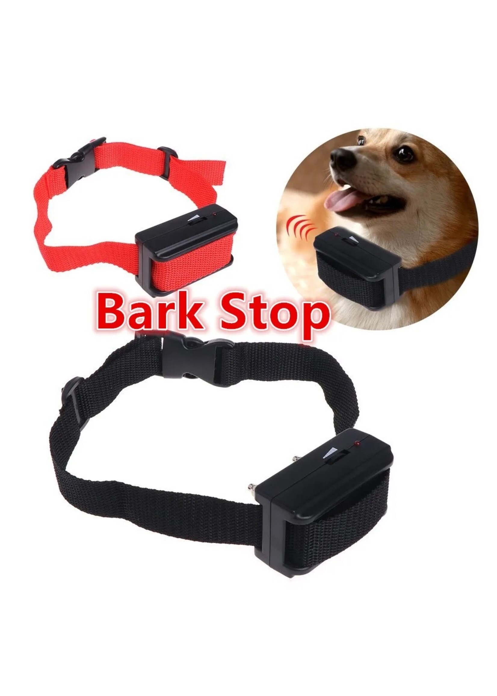 Blafstop Automatisch hondentrainingsapparaat Schokhalsband Intelligente inductie Schok Trillingen Oplaadbaar Huisdier