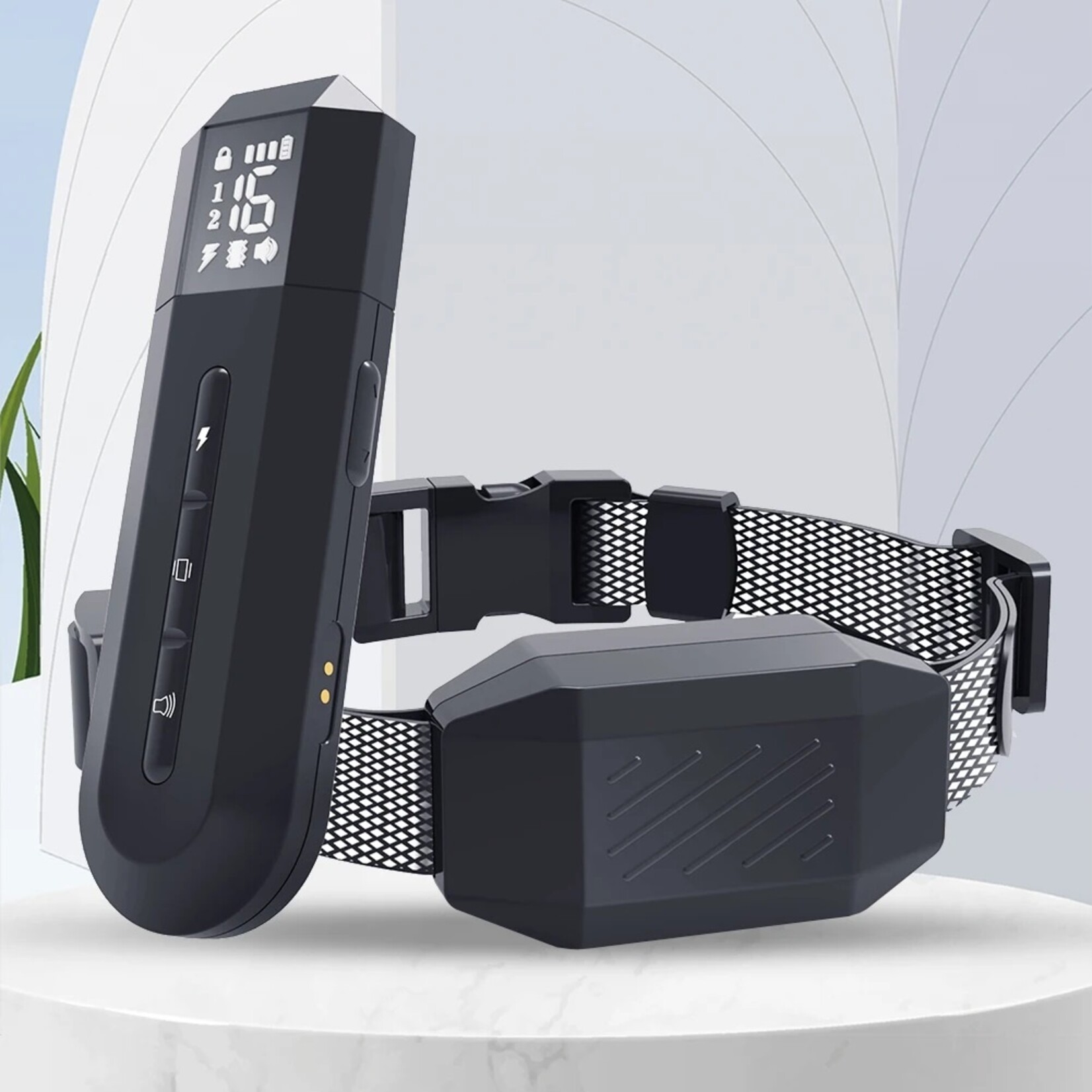 400M elektrische hondentrainingshalsband Waterdichte hondenblafcontrolehalsband Oplaadbare afstandsbediening Geluidsvibratie Schok Verstelbaar voor kleine/middelgrote/grote honden