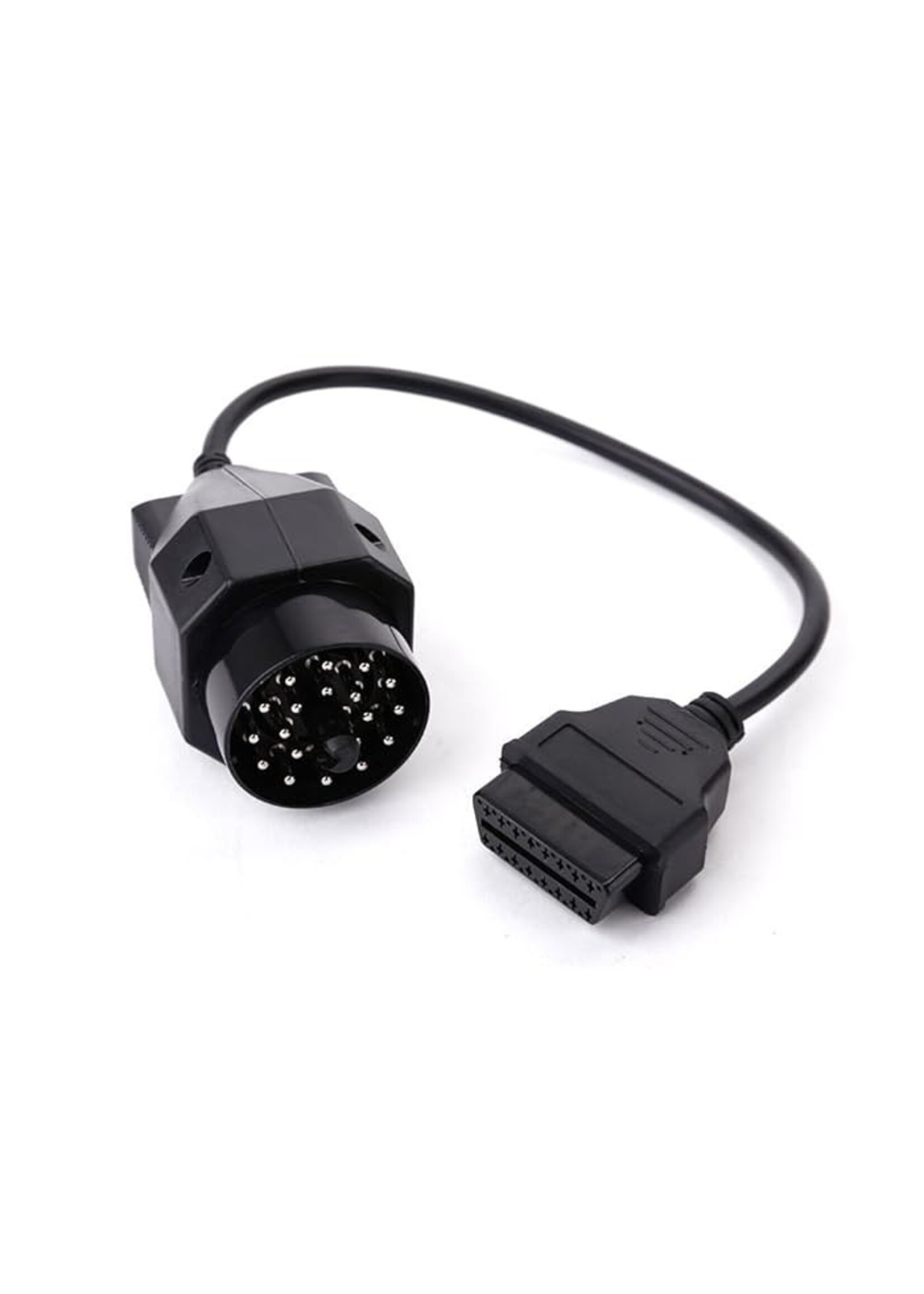 KONNWEI KONNWEI  OBD 20-pins OBD1 naar 16-pins OBD2-connectoradapterkabel voor BMW E31 E32 E34 E36 - Werkt op alle BMW met 20-pins diagnostische connector