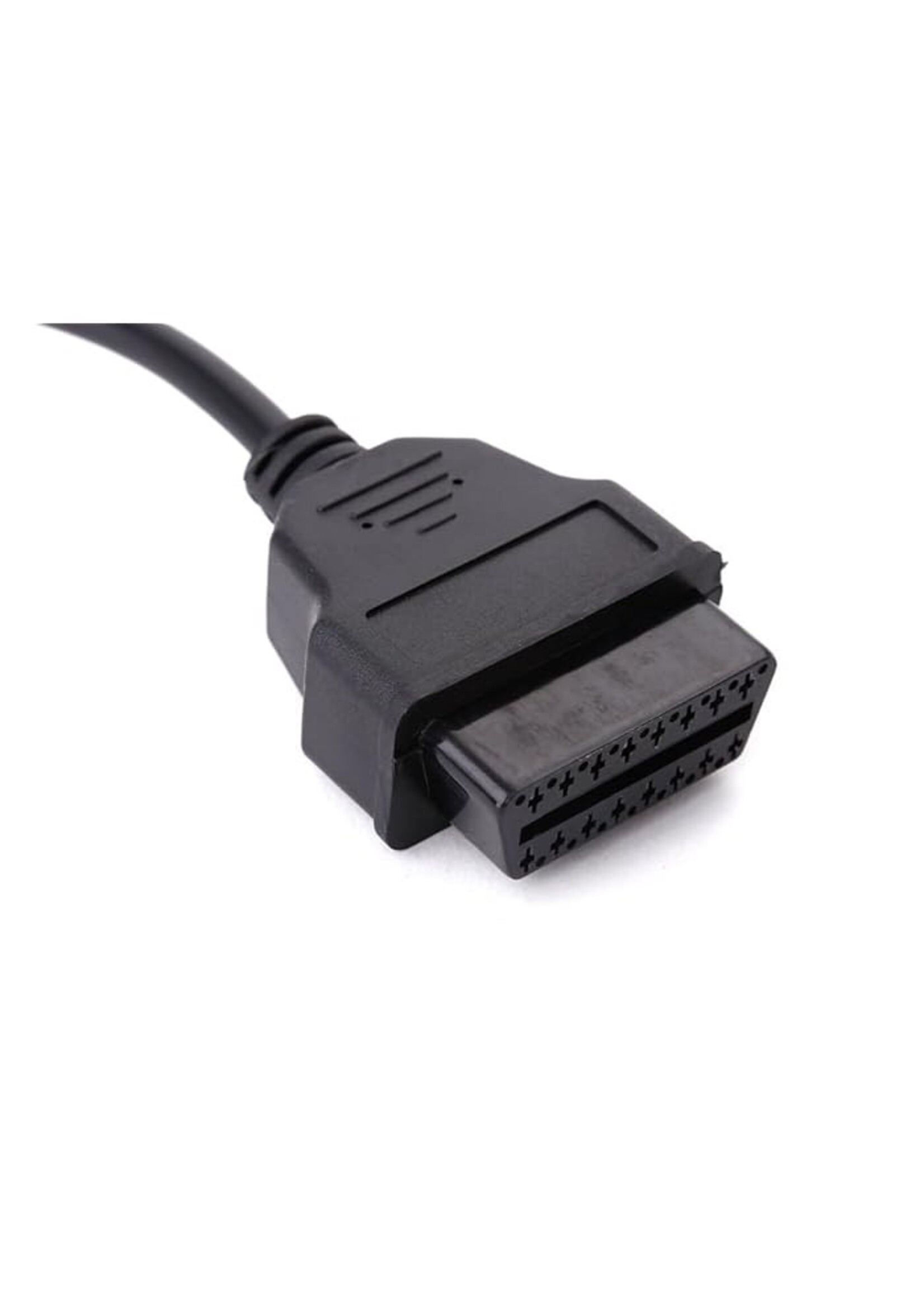 KONNWEI KONNWEI  OBD 20-pins OBD1 naar 16-pins OBD2-connectoradapterkabel voor BMW E31 E32 E34 E36 - Werkt op alle BMW met 20-pins diagnostische connector