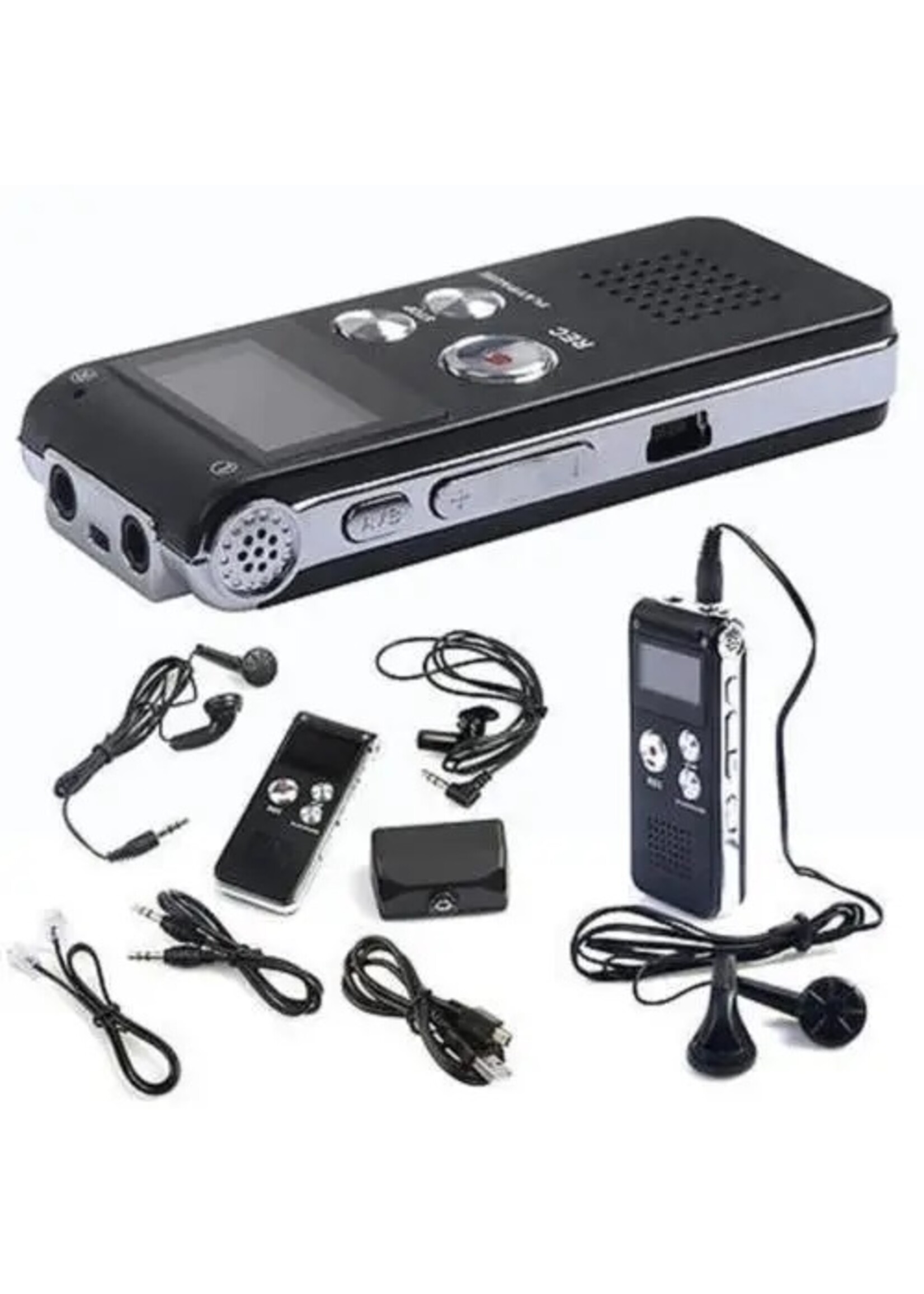 Digitale Voice Recorder Premium - Stereo Opname – 32GB - Met MP3 Speler functie