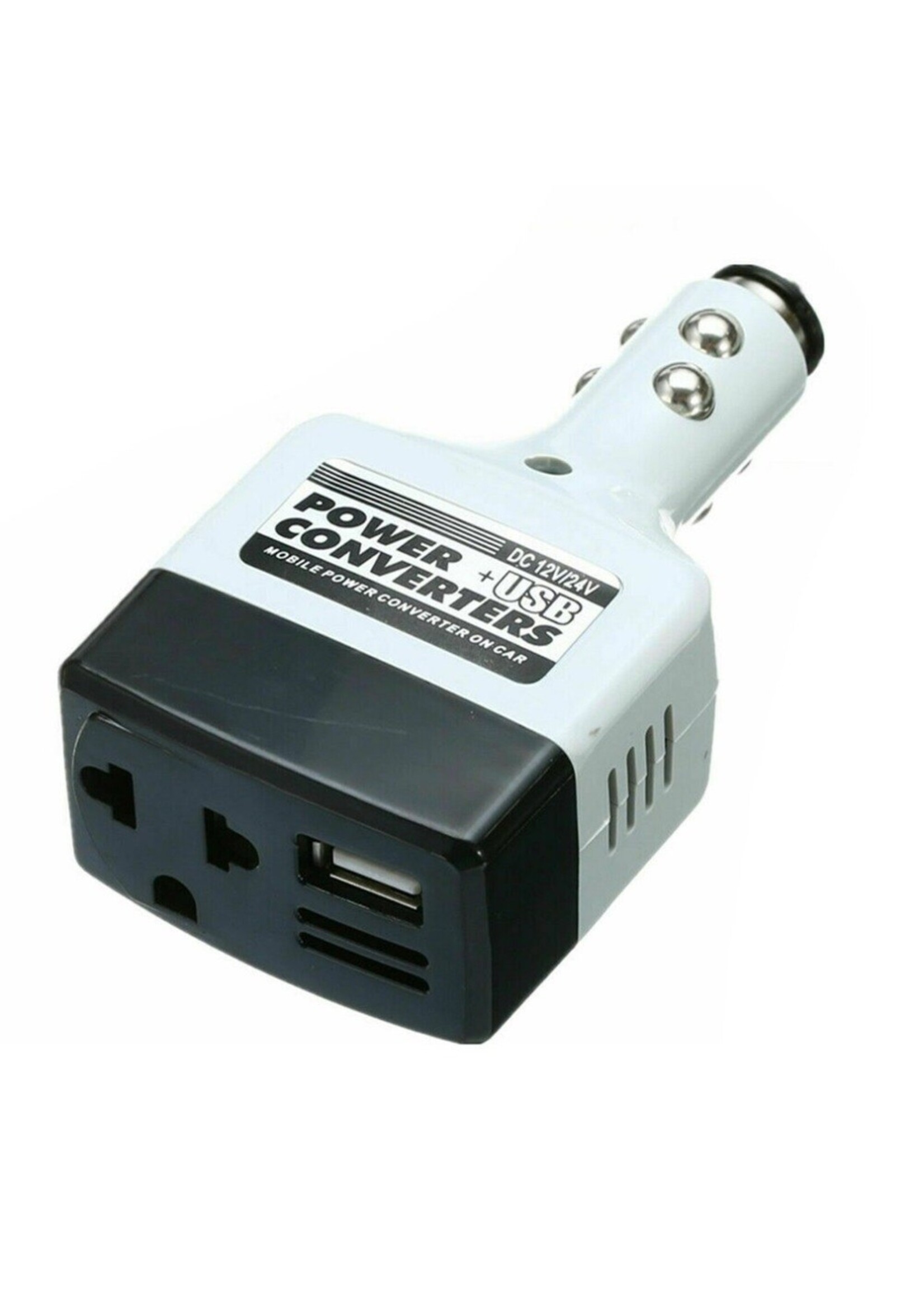 150W 12V DC Naar 220V AC Auto Omvormer Stroomomvormer Adapter Incl. USB Poort