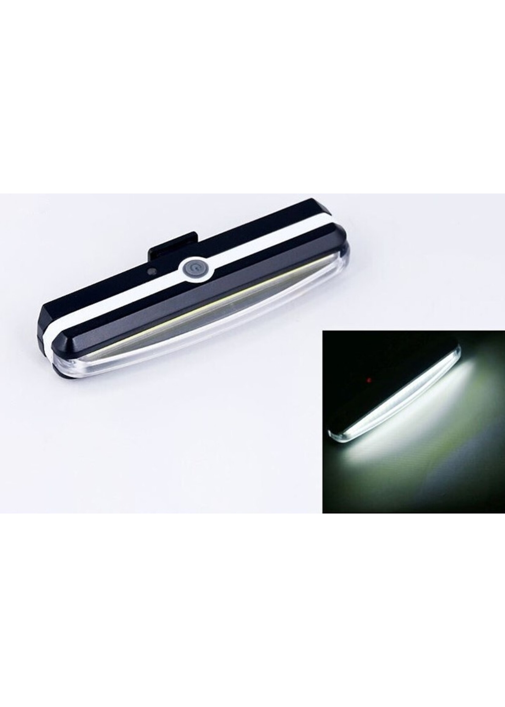 Fietsen Voorlicht USB Opladen Mountainbike COB Veiligheidswaarschuwingslamp Nachtrij lantaarn Fiets