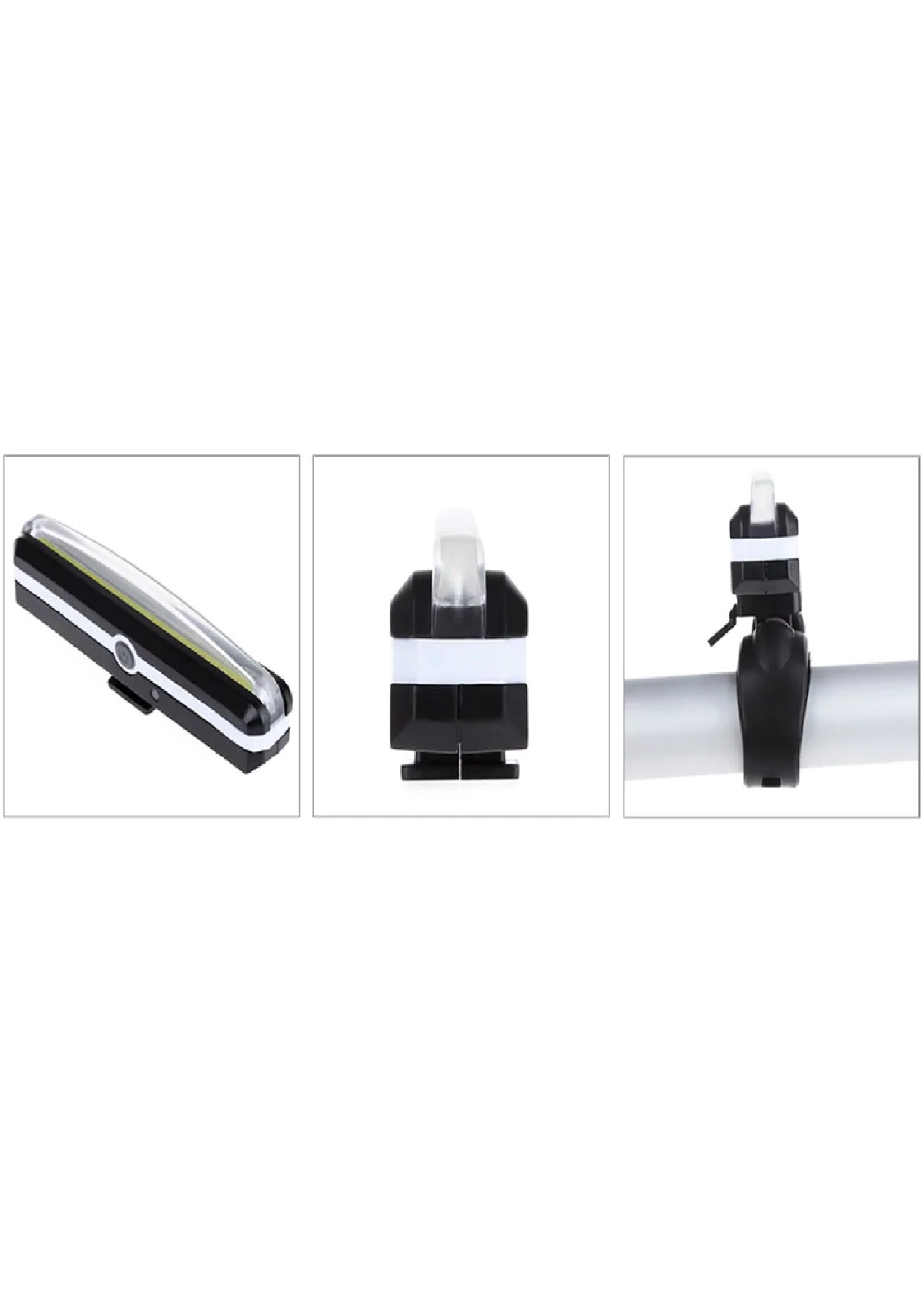 Fietsen Voorlicht USB Opladen Mountainbike COB Veiligheidswaarschuwingslamp Nachtrij lantaarn Fiets