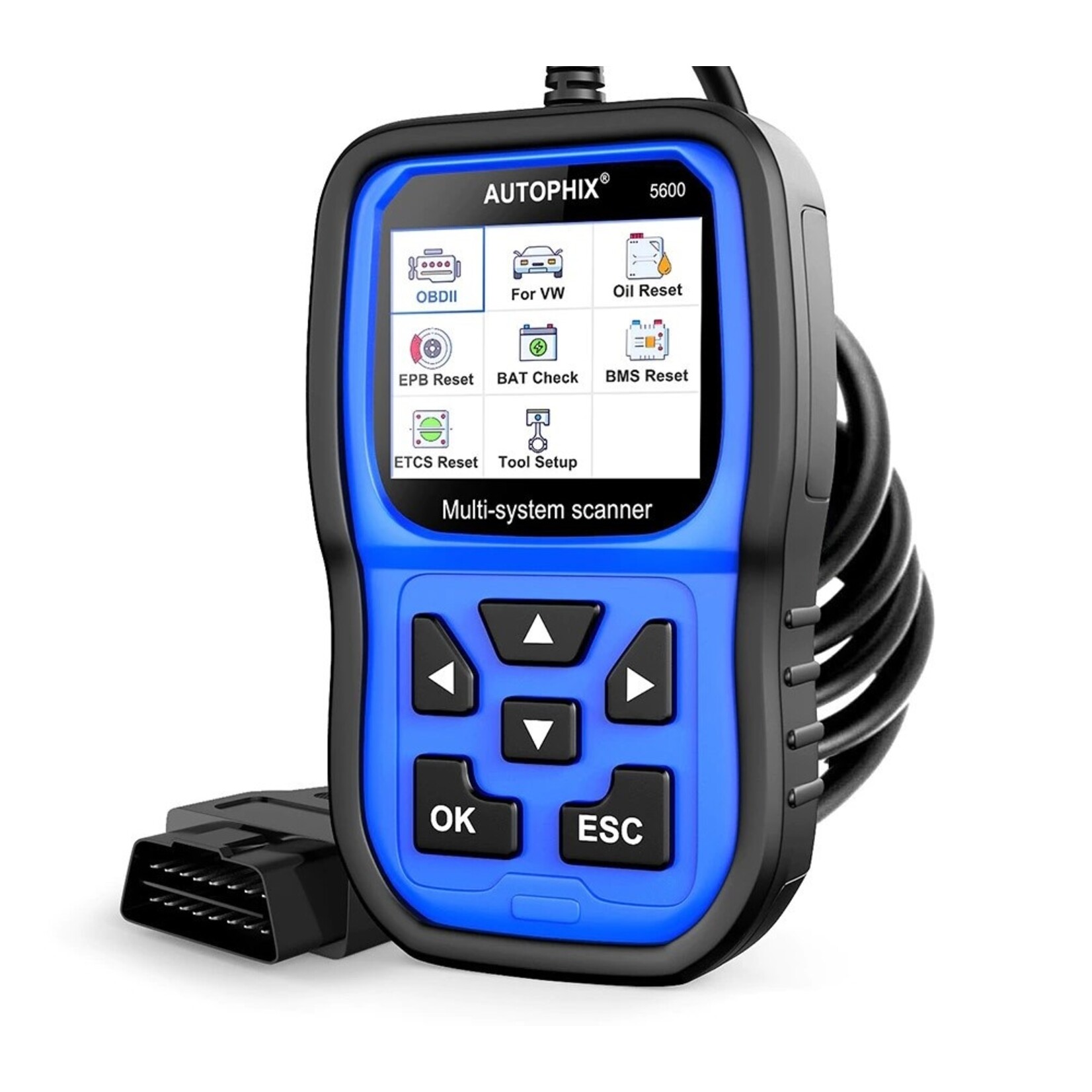 Autophix Autophix 5600 OBD2 auto scanner voor Volkswagen Audi Skoda Seat Oil Service