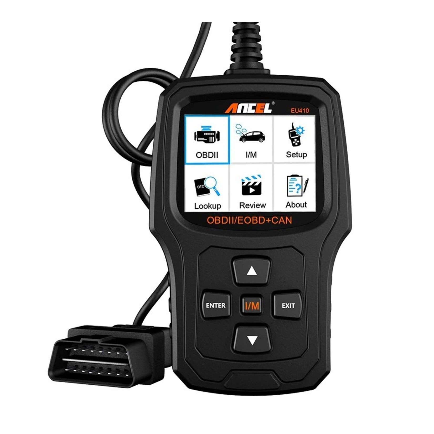 Ancel ANCEL EU410 OBD2 ODB Scanner Voor Peugeot Citroen Renault Opel OBD Auto Diagnostisch Tool Automotive Scanner OBD Motor Code Lezer: