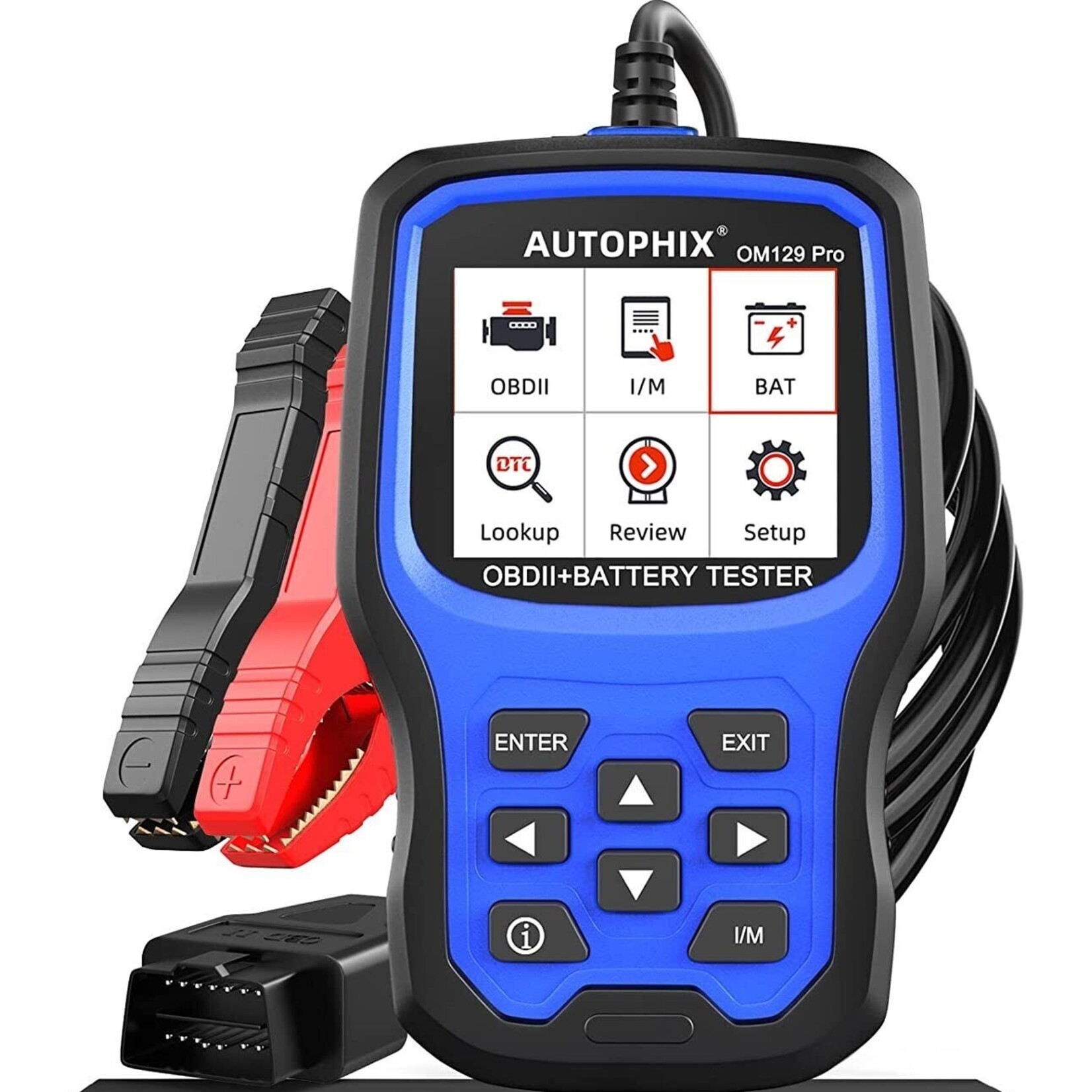 Autophix AUTOPHIX OM129 Pro 2 In1 OBD2 Scanner Batterij Tester