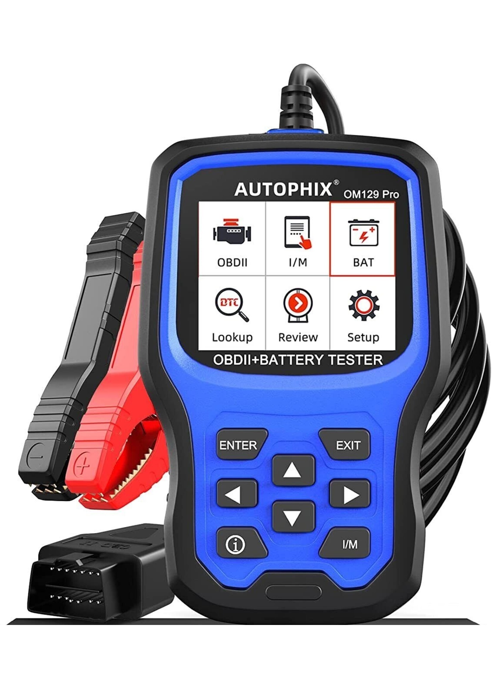 Autophix AUTOPHIX OM129 Pro 2 In1 OBD2 Scanner Batterij Tester