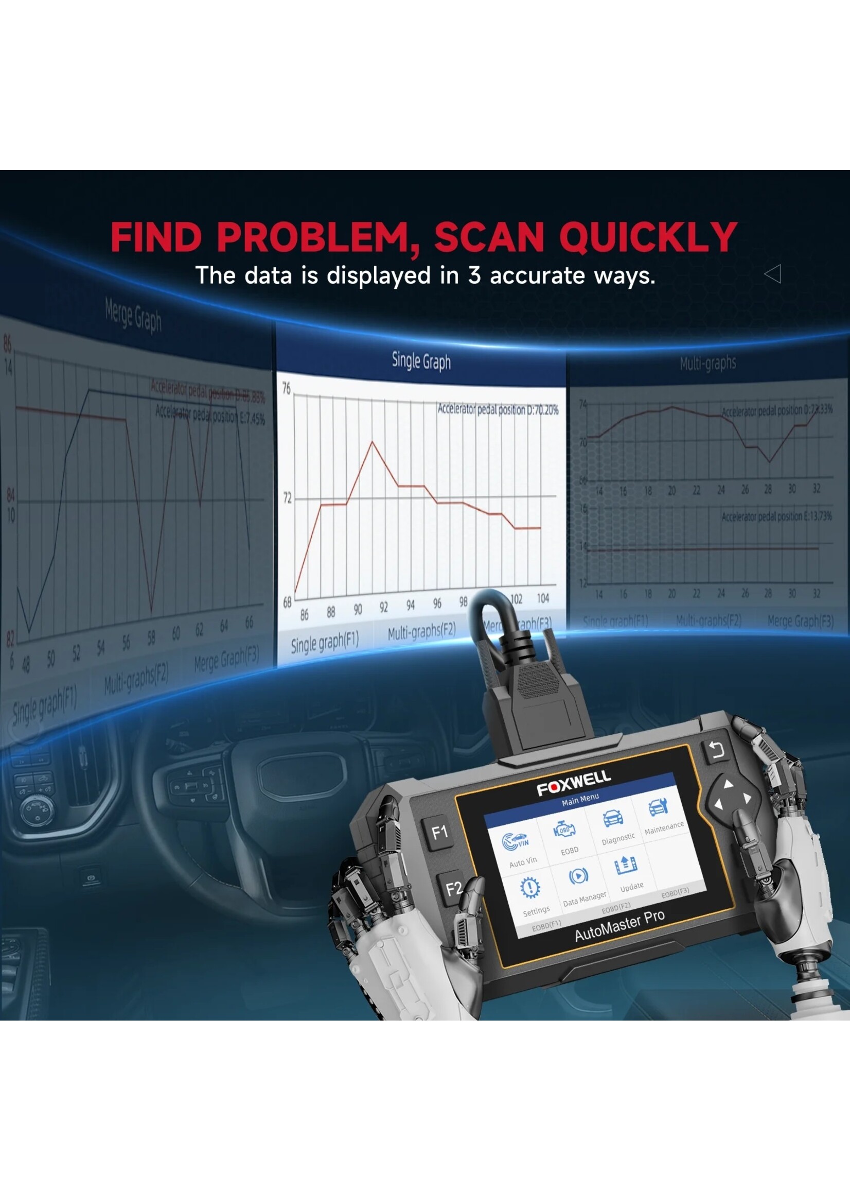 Foxwell Foxwell NT614 Elite OBD2 Autoscanner
