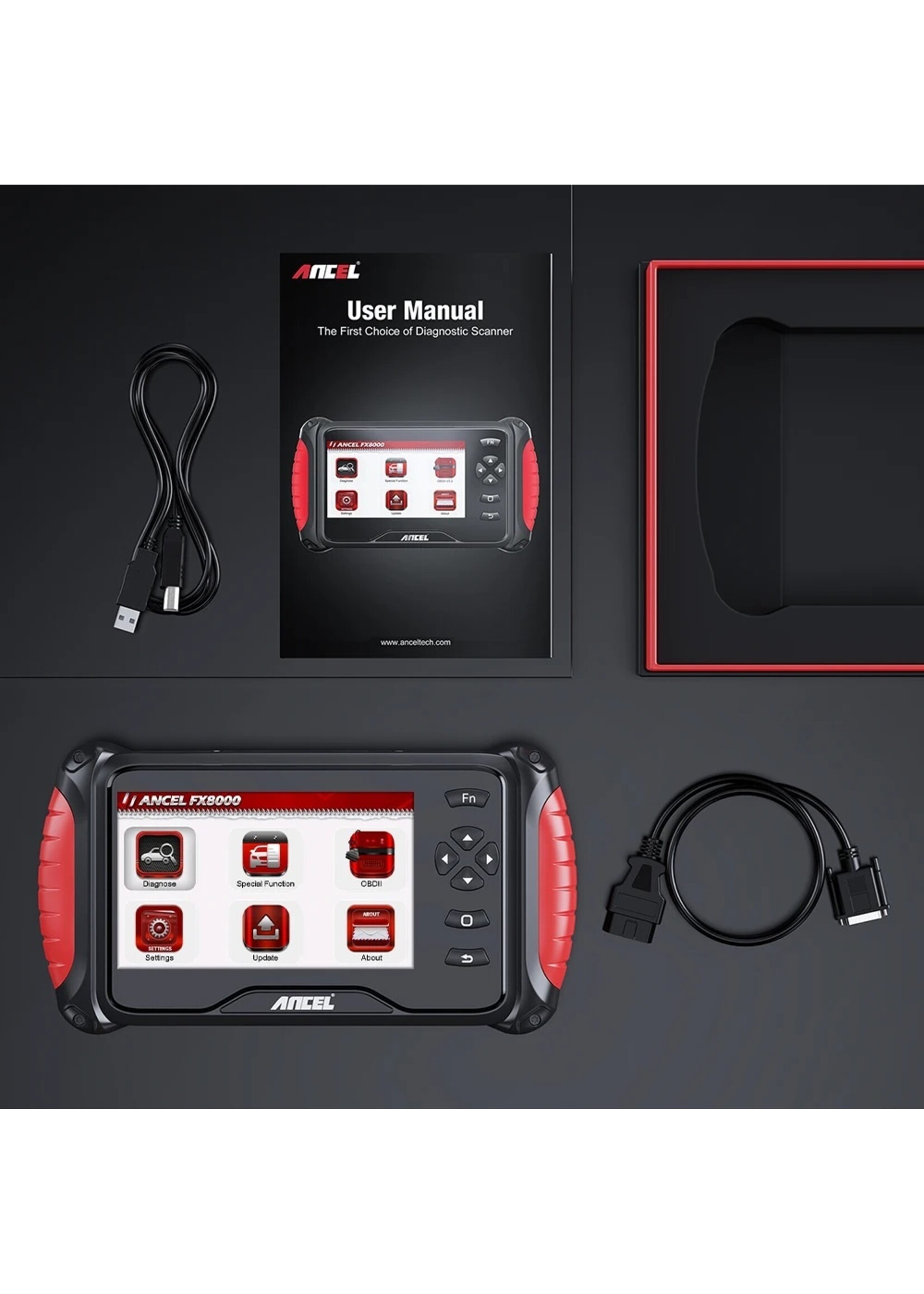 Ancel ANCEL FX8000 Uw ultieme alles-in-één diagnostisch hulpmiddel voor alle merken
