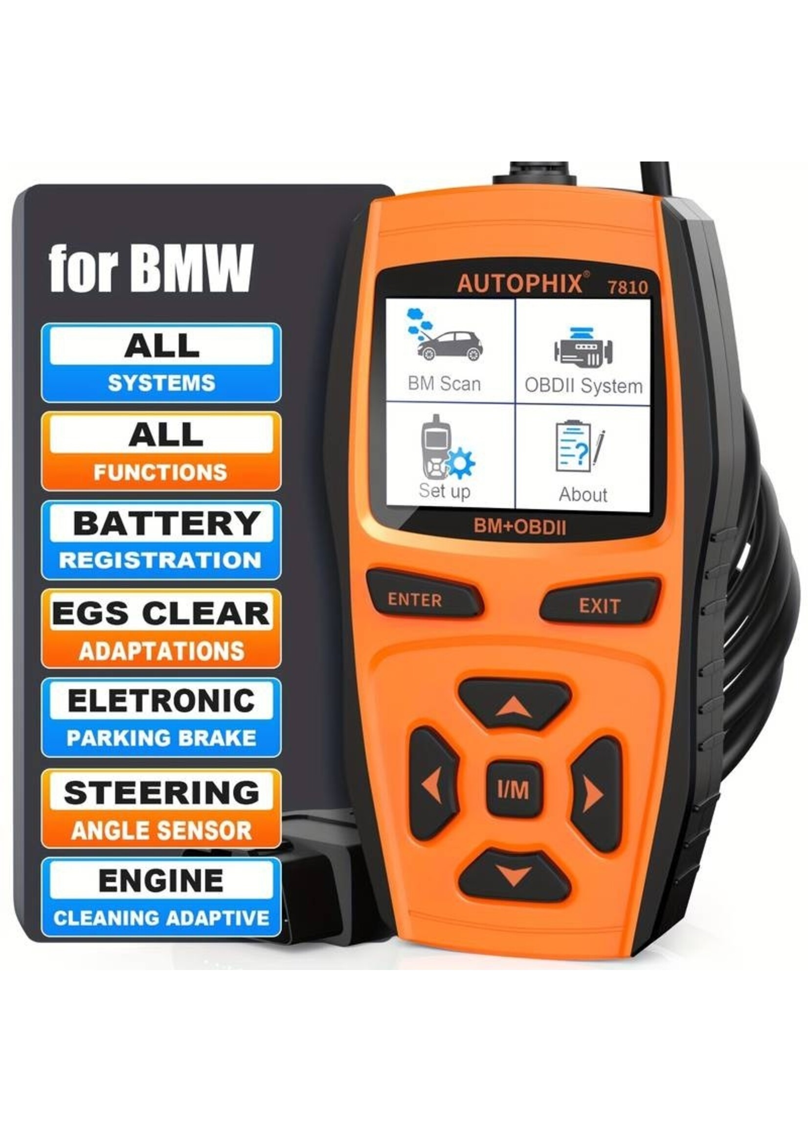Autophix AUTOPHIX 7810 voor BMW Volledige Systemen OBD2 Scanner