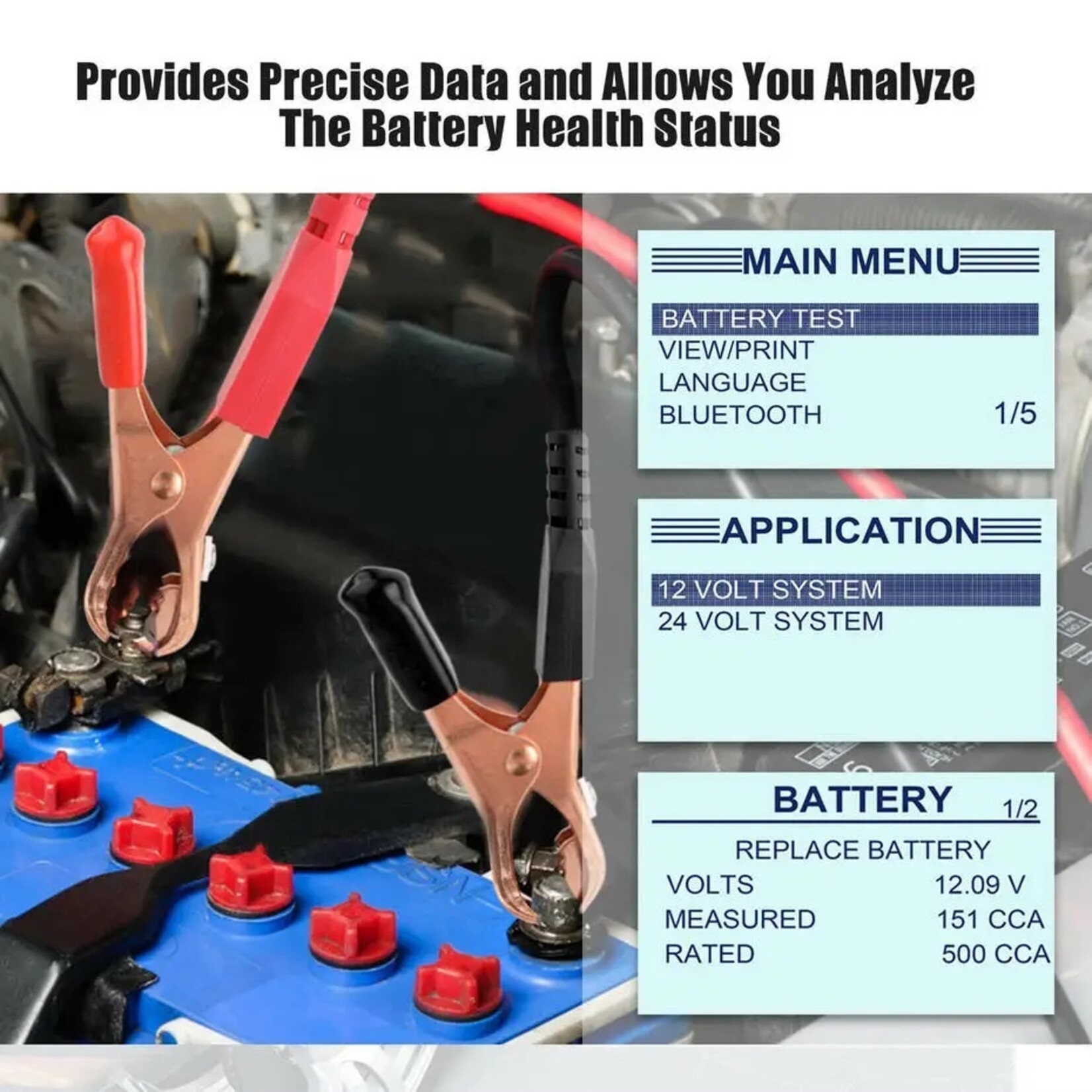 Foxwell Foxwell BT-705 Auto Batterij Tester/Analyzer Tool