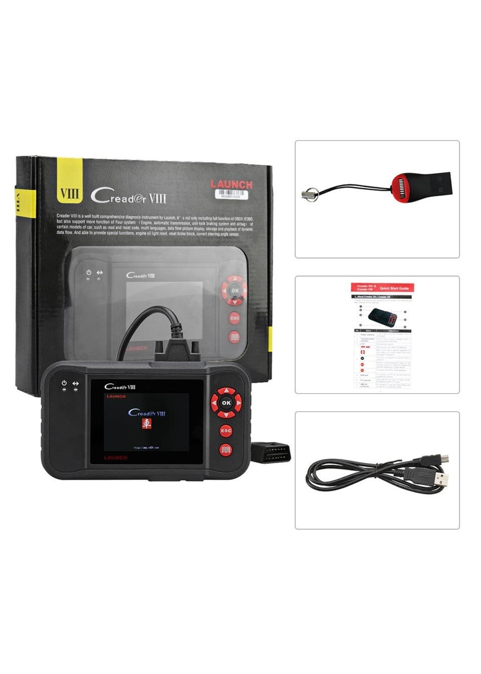 Launch LAUNCH Creader VIII Uitgebreide OBDII-codelezer