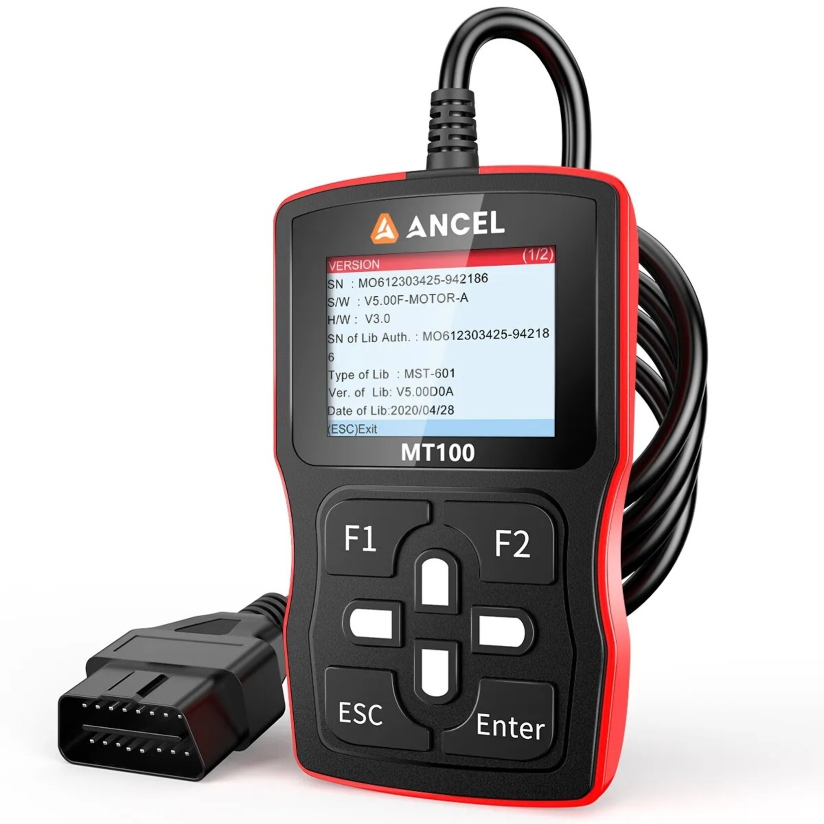 Ancel ANCEL MT100 Motorfiets OBD2 scanner Motorfietsen Scanner Tool voor YAMAHA/HONDA/SUZUKI